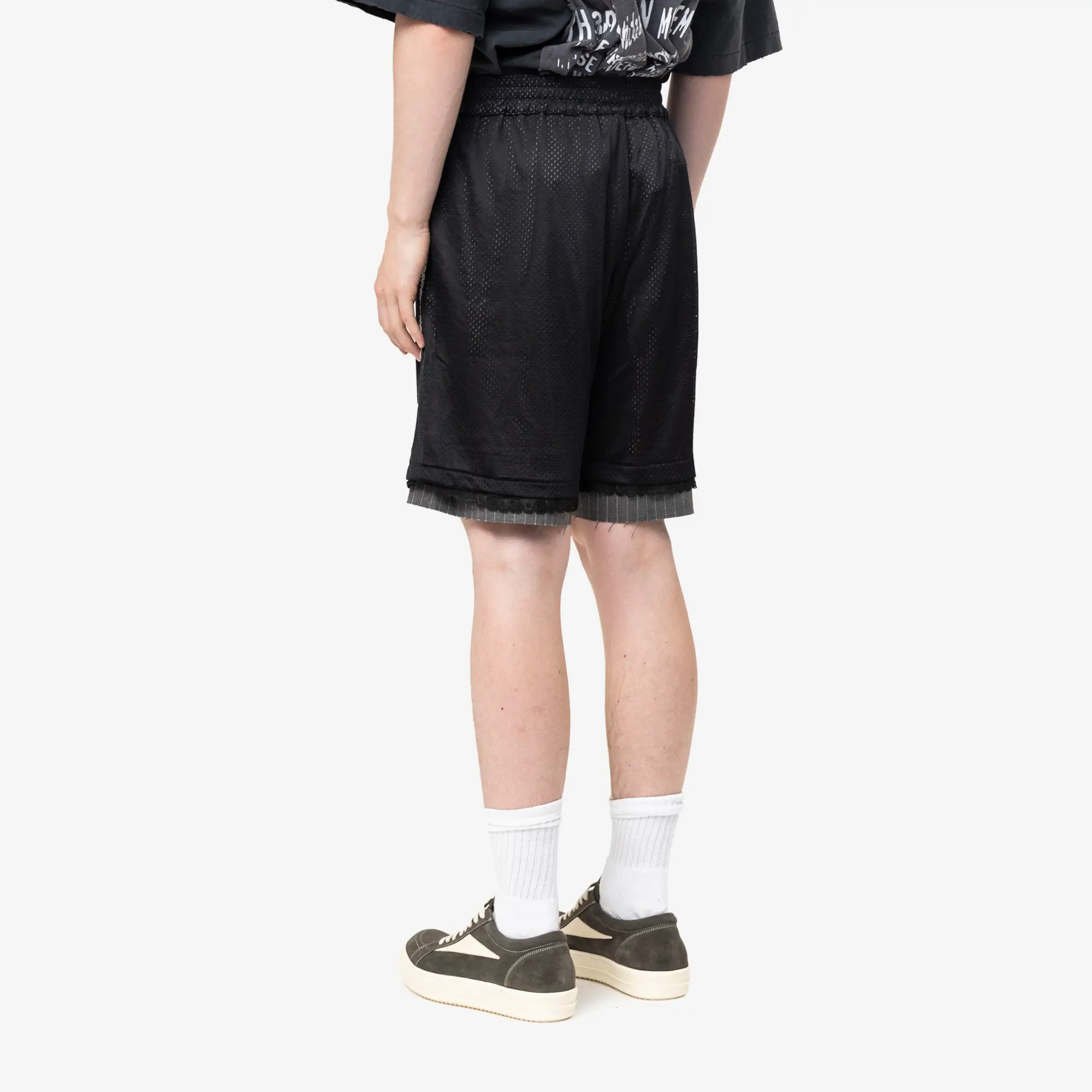 Adam Mesh Basketball Shorts - Image 4