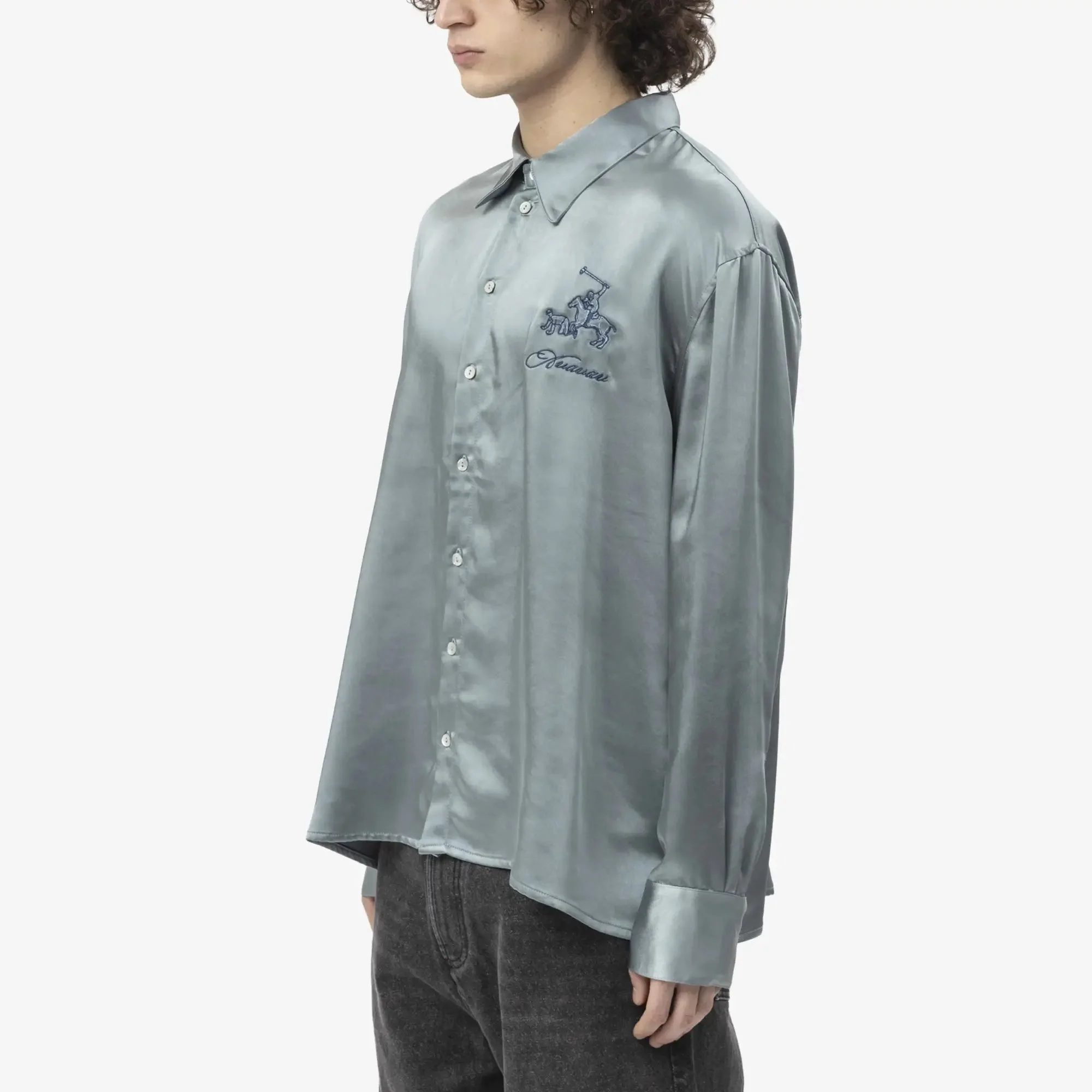 Sam Satin Shirt - Image 3
