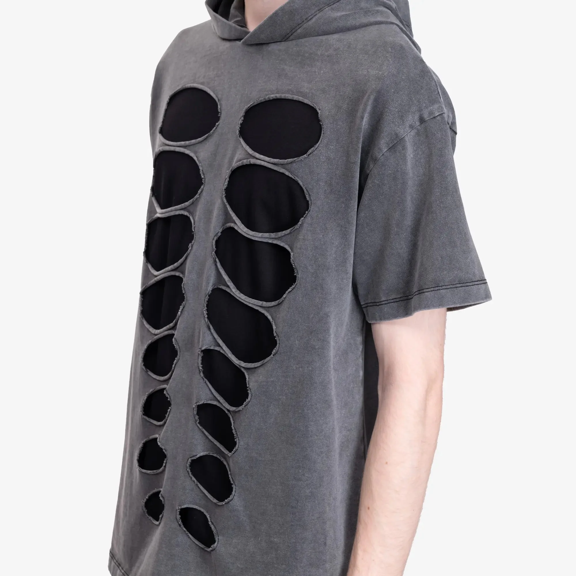 Theo Hooded Cut Out T-Shirt - Image 5