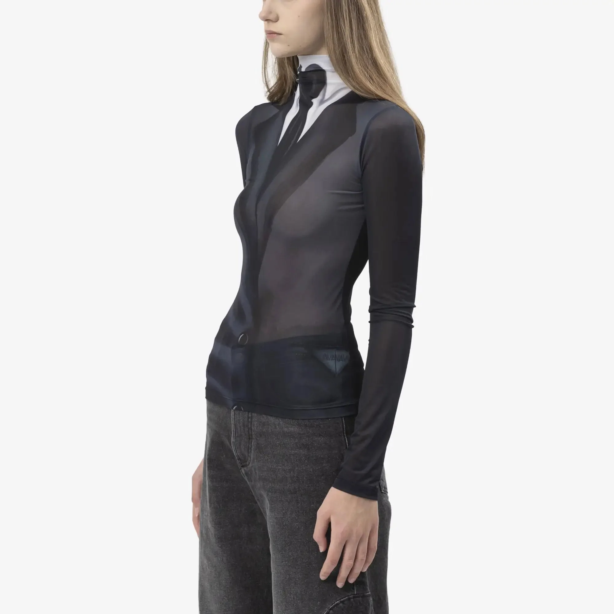 Womens Tindra Printed Suit Turtleneck - Image 3