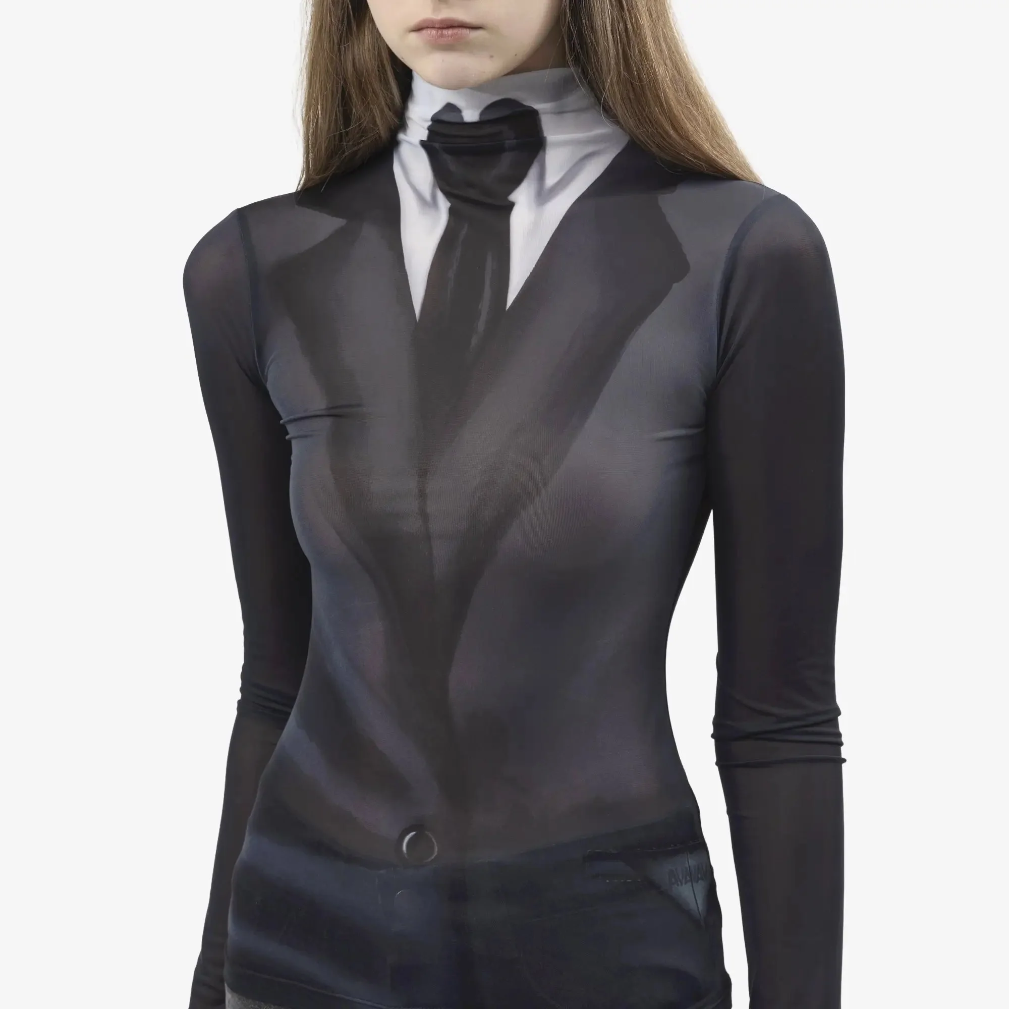 Womens Tindra Printed Suit Turtleneck - Image 5