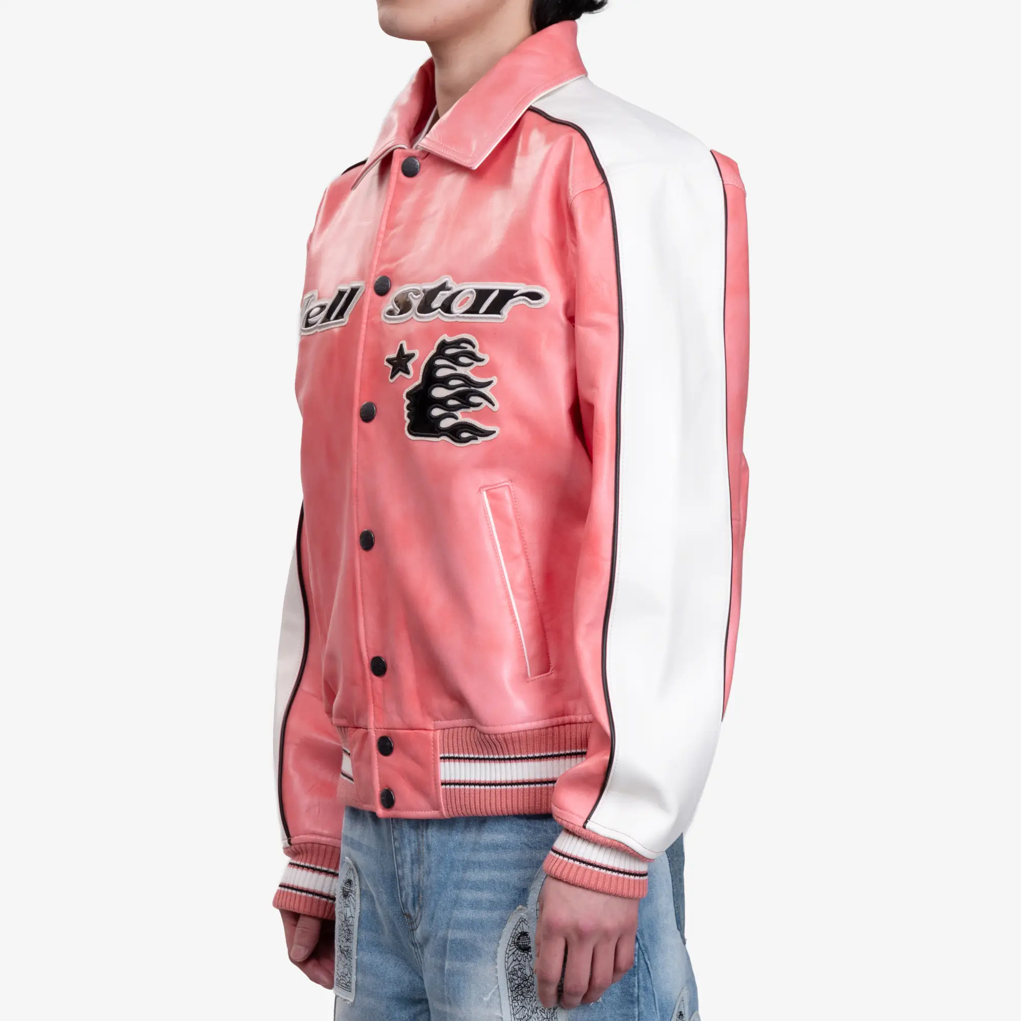 Avirex All Star Leather Jacket - Image 3