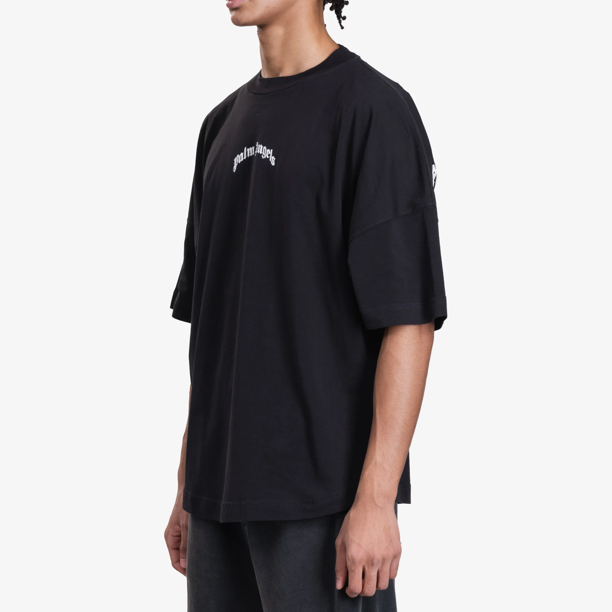 Back Curved Logo Over T-Shirt - Image 3