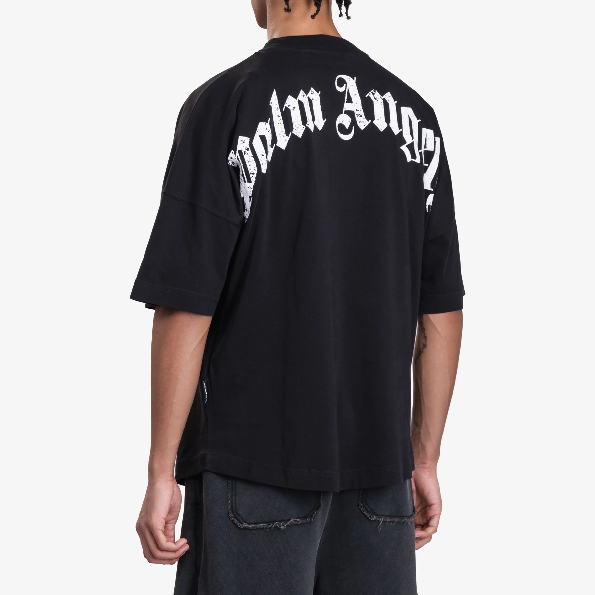 Back Curved Logo Over T-Shirt - Image 4
