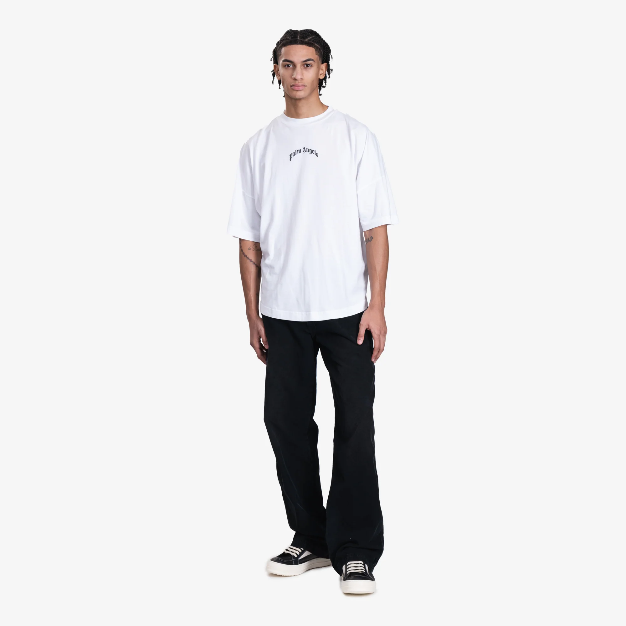 Back Curved Logo Over T-Shirt - Image 2