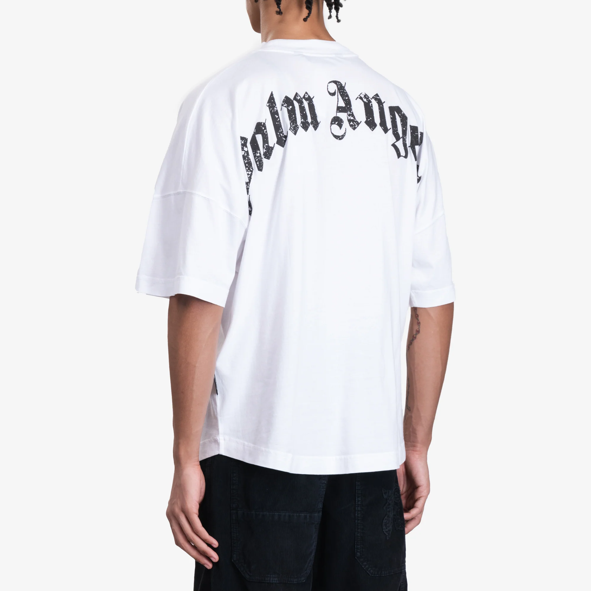 Back Curved Logo Over T-Shirt - Image 4