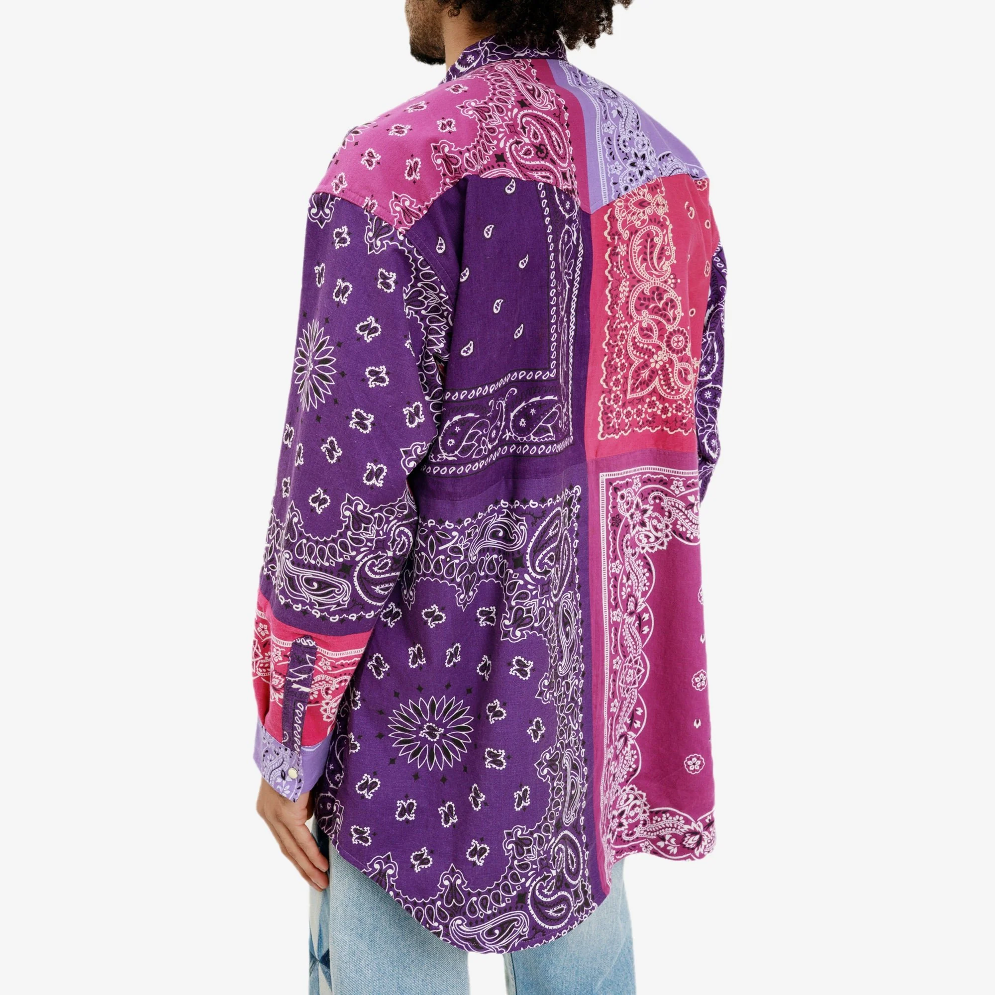 Bandana Patchwork LS Shirt - Image 4