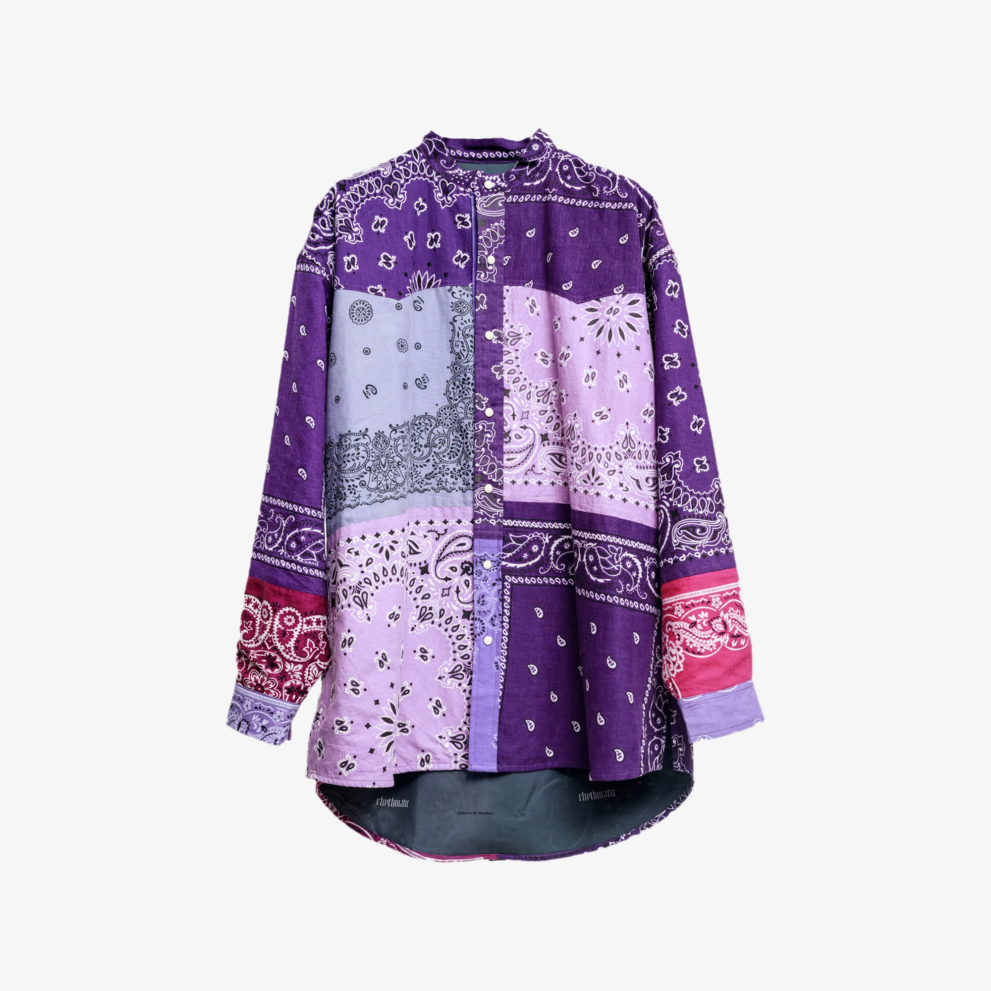 Bandana Patchwork LS Shirt - Image 5