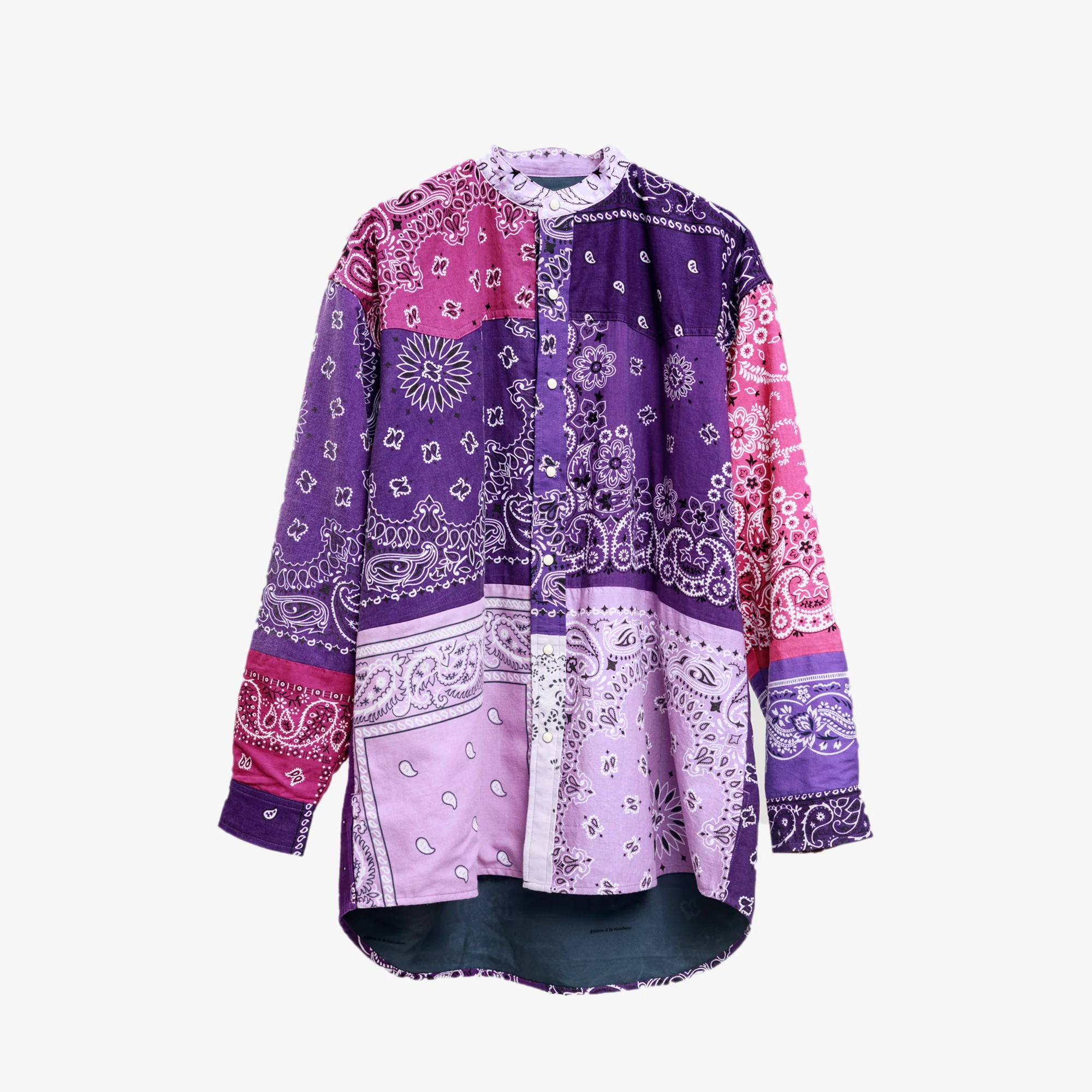 Bandana Patchwork LS Shirt - Image 7