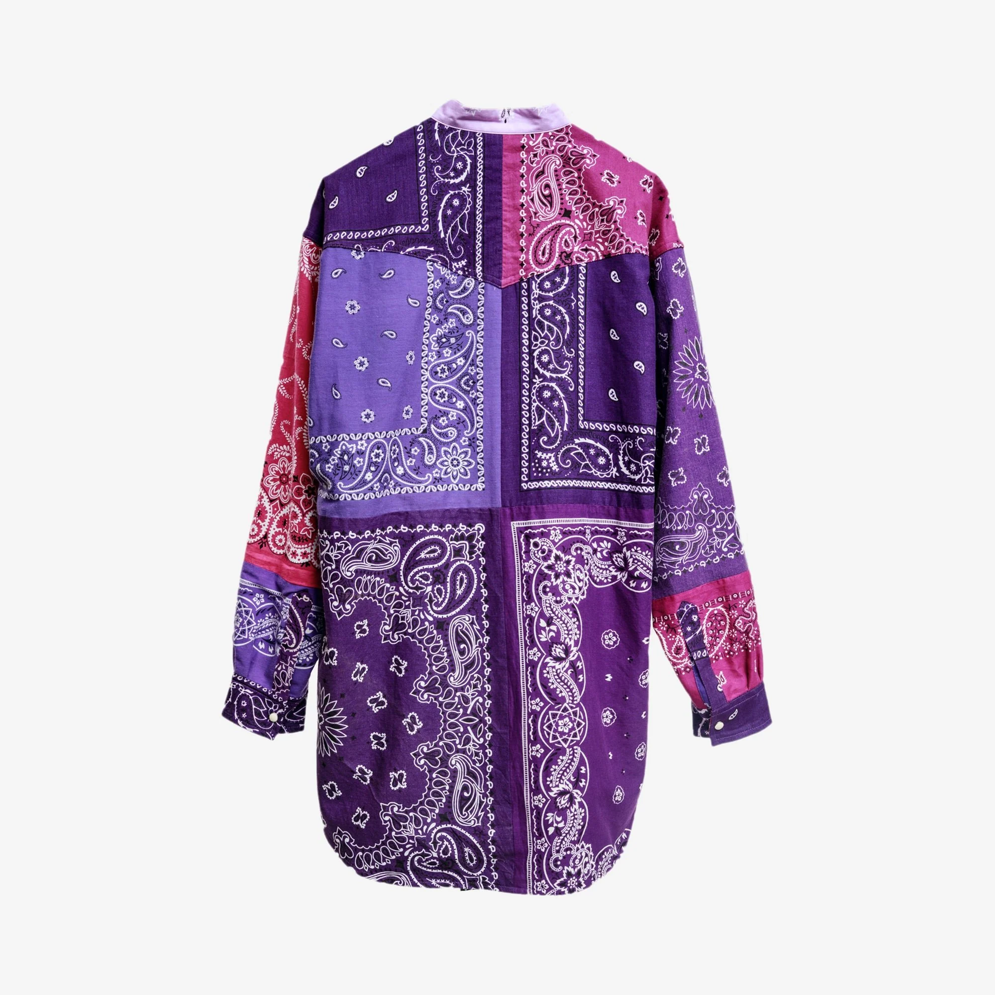 Bandana Patchwork LS Shirt - Image 8