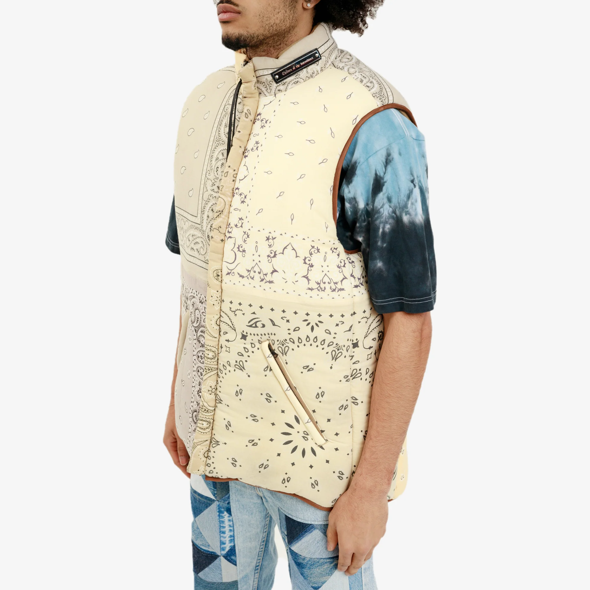 Bandana Patchwork Reverse Vest - Image 3