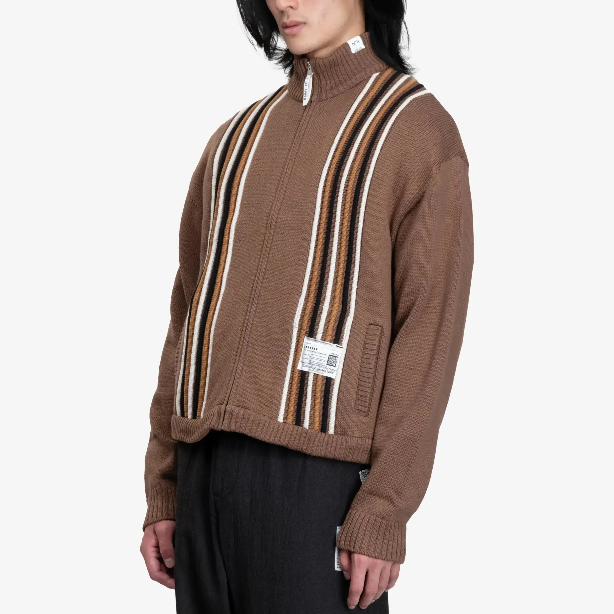 Bedwin Bulky Knit Zip Cardigan - Image 3