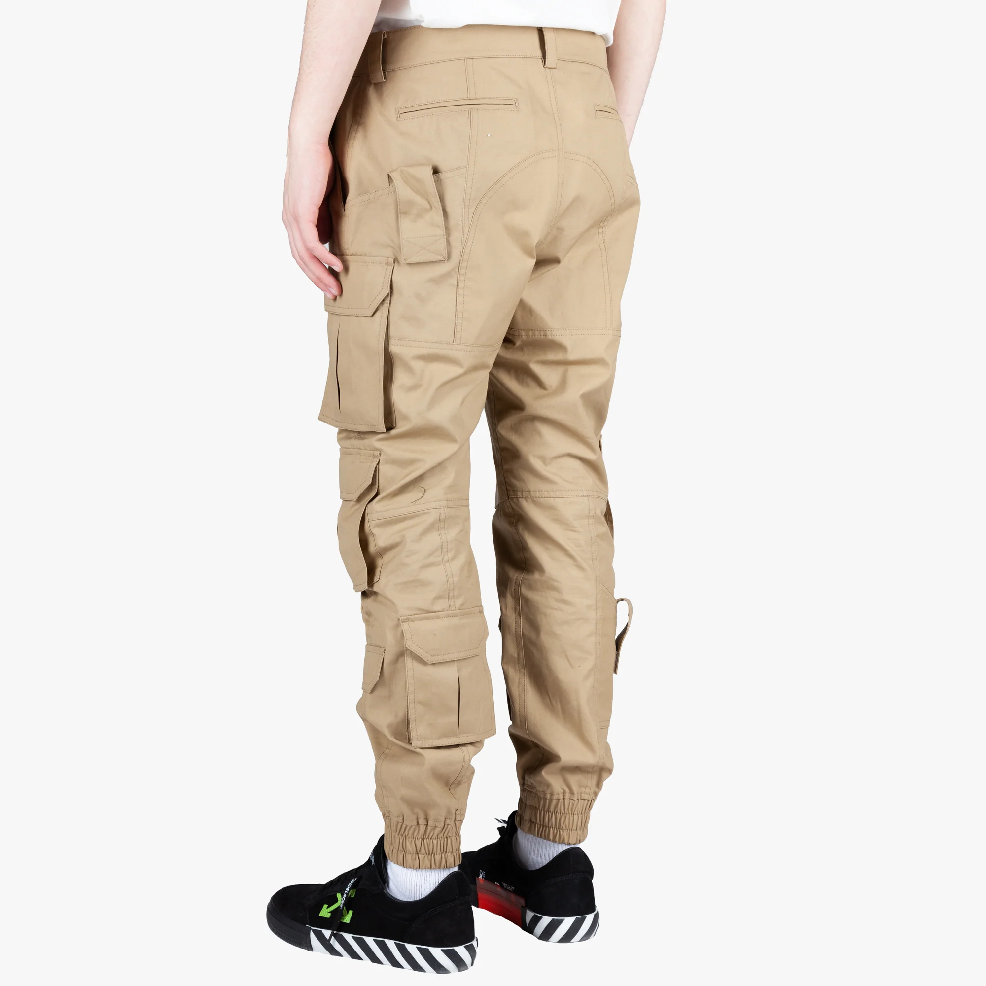 Beige Multicargo Pants - Image 4