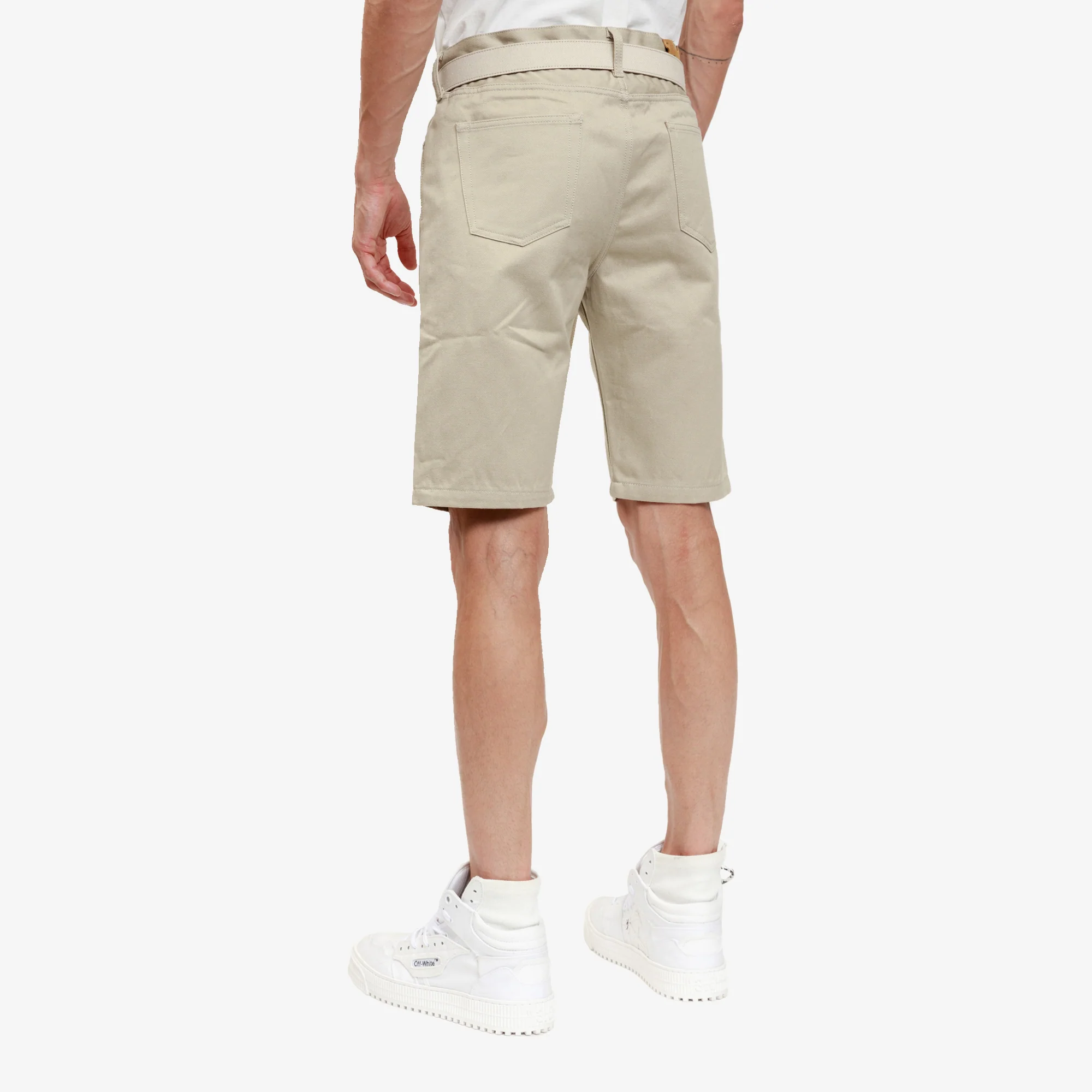 Belt Slim Low Crotch Shorts - Image 4