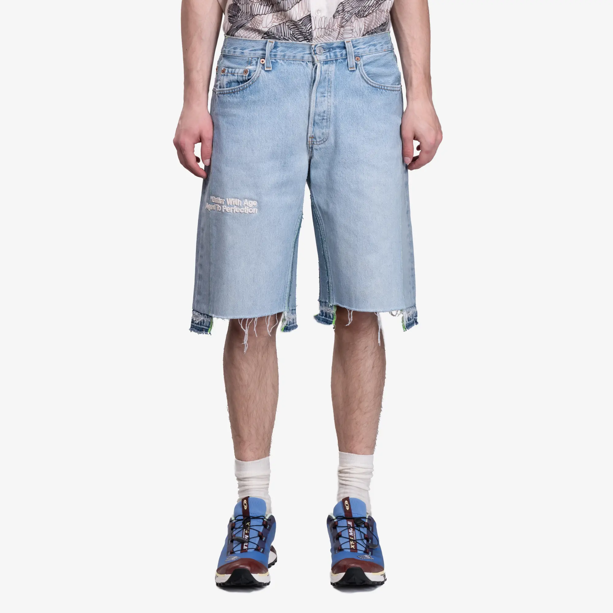 Monroe Triple Wide Denim Shorts