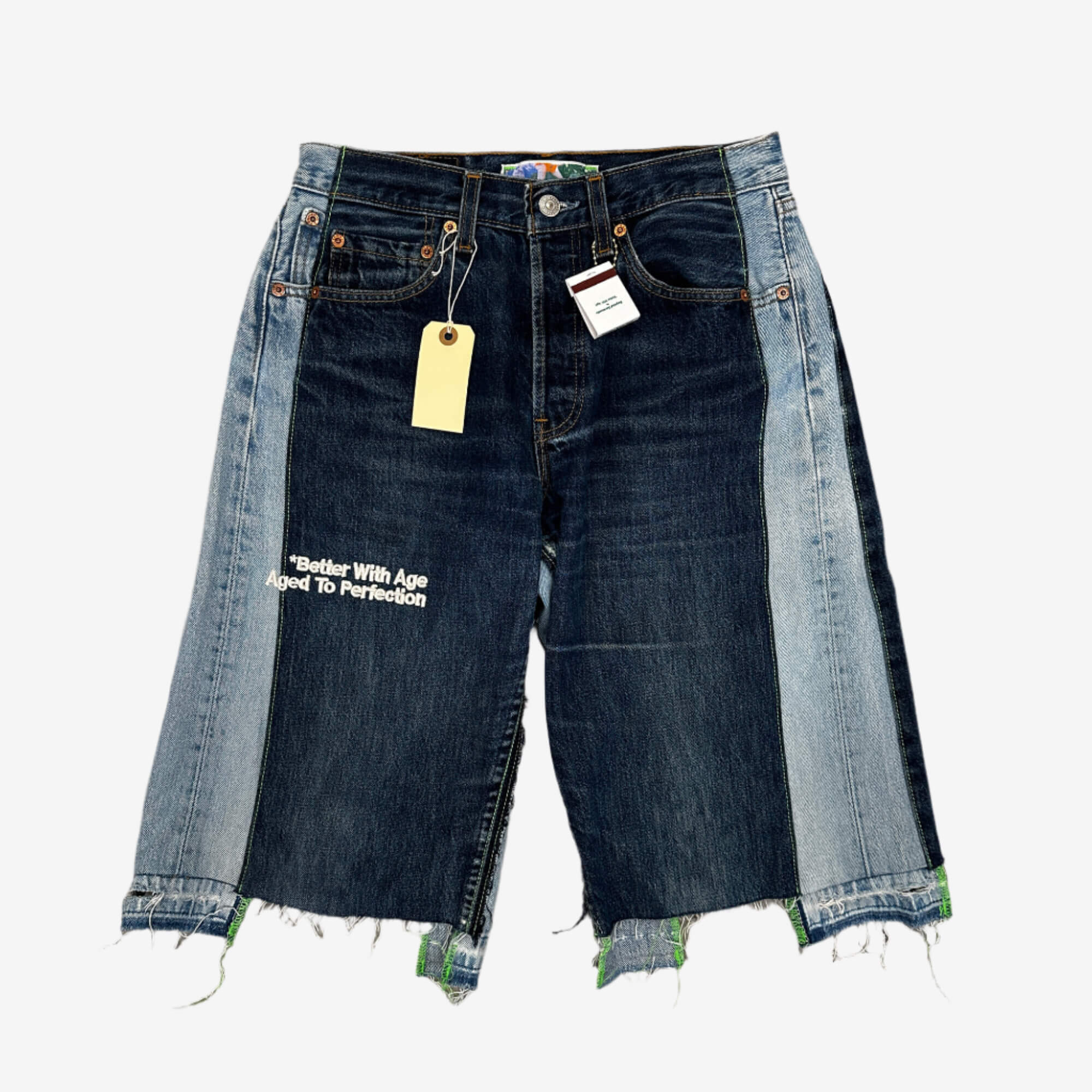 Monroe Triple Wide Denim Shorts - Image 7