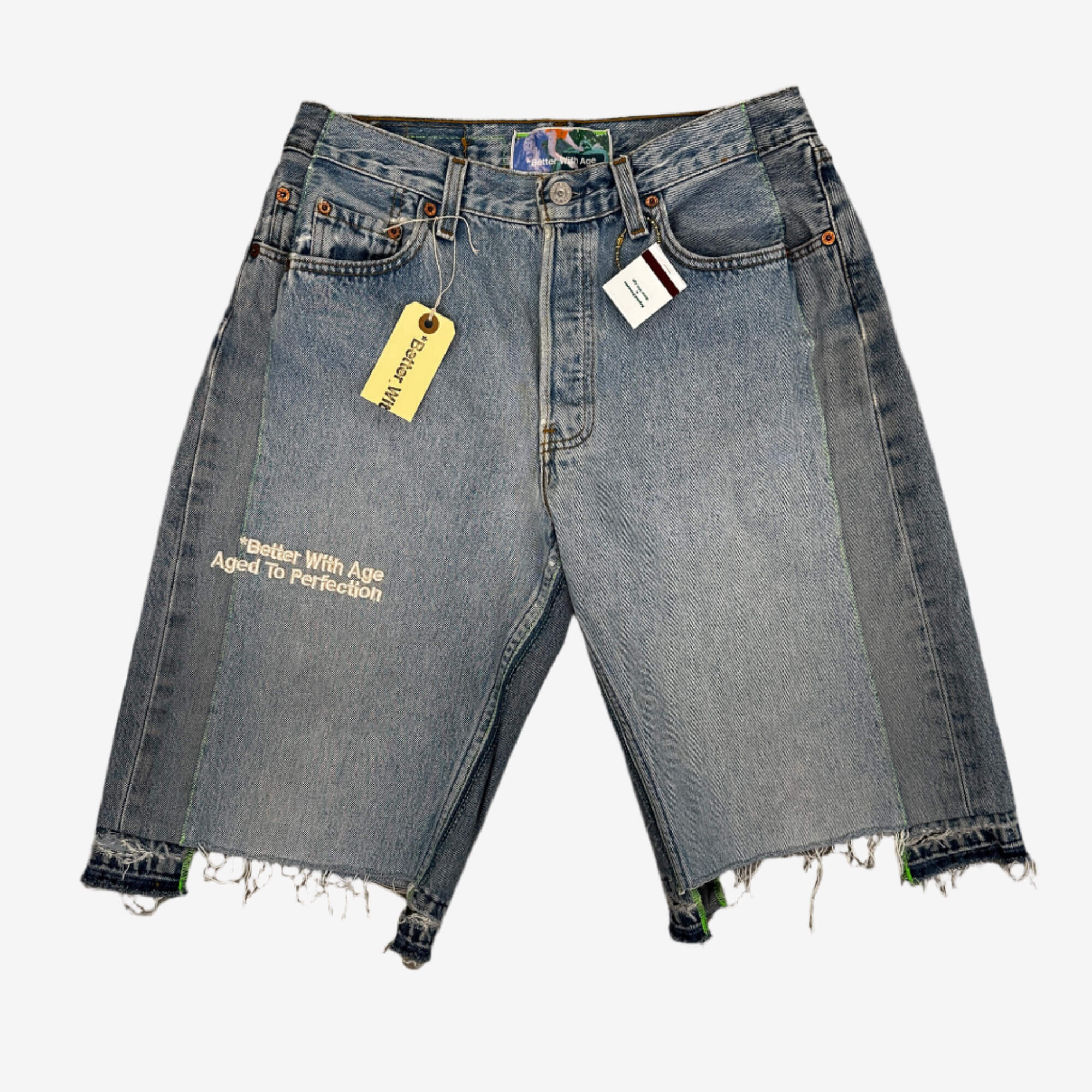 Monroe Triple Wide Denim Shorts - Image 8