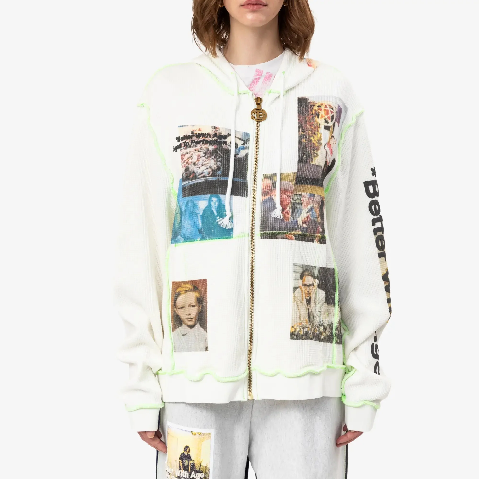 Ricky Waffle Zip Hoody