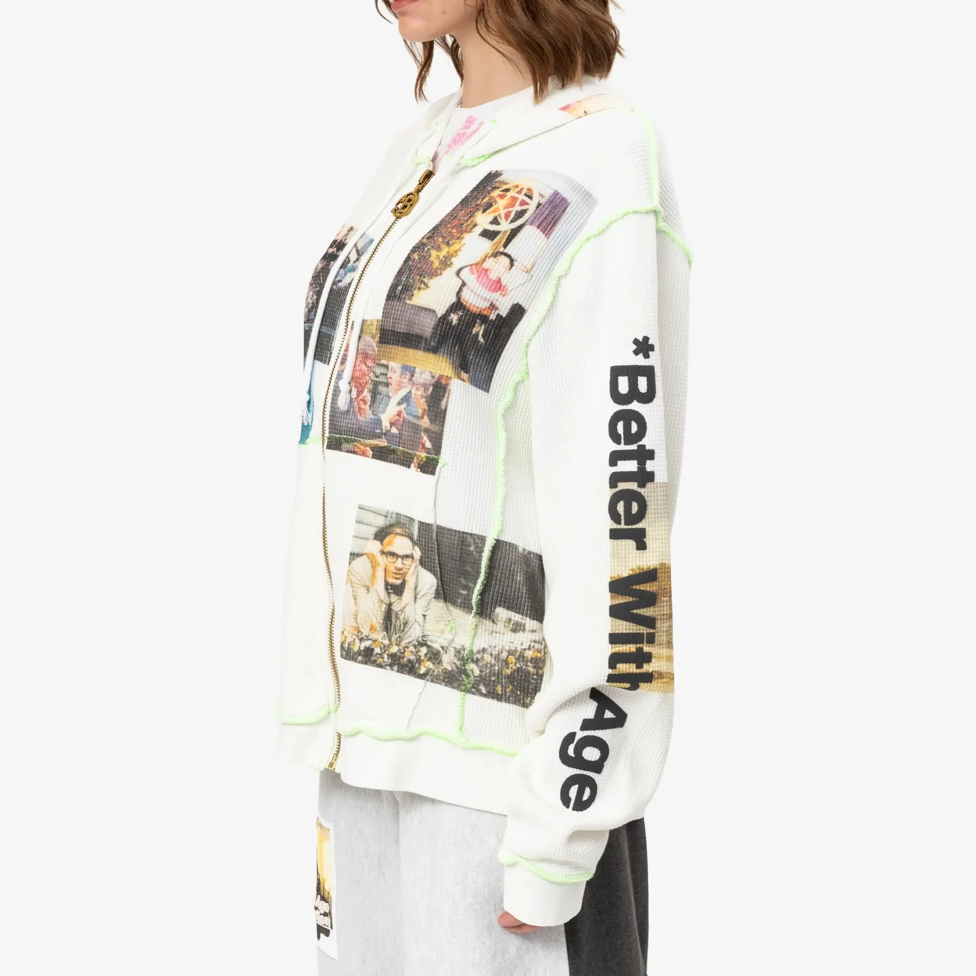 Ricky Waffle Zip Hoody - Image 3