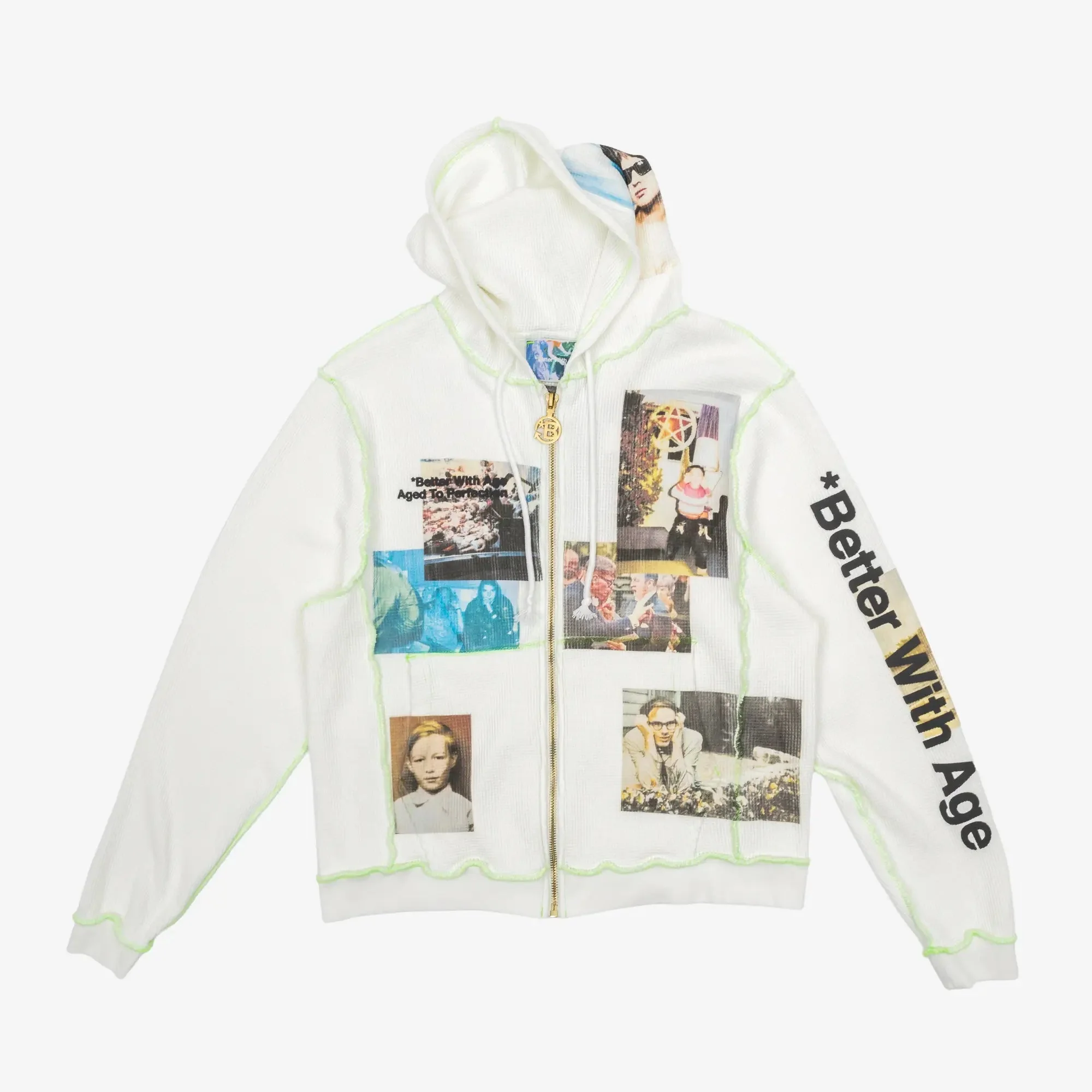 Ricky Waffle Zip Hoody - Image 6
