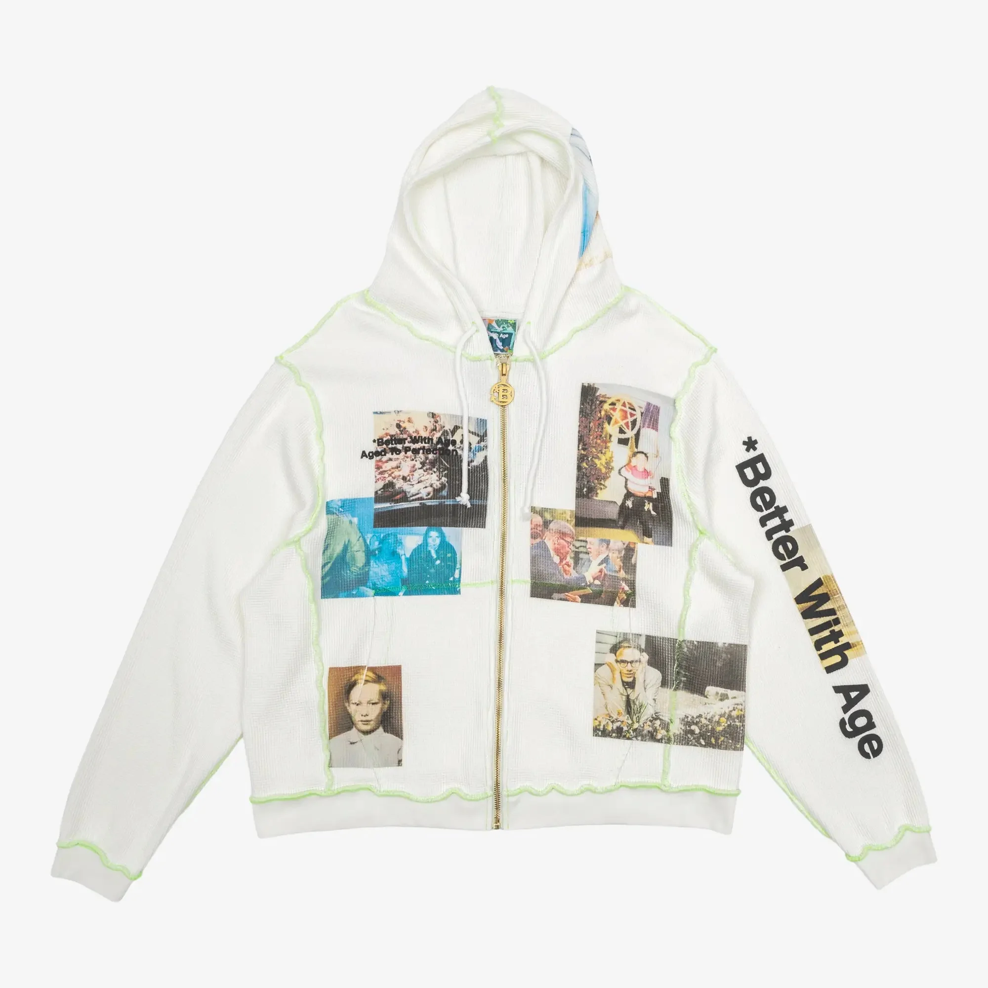 Ricky Waffle Zip Hoody - Image 8