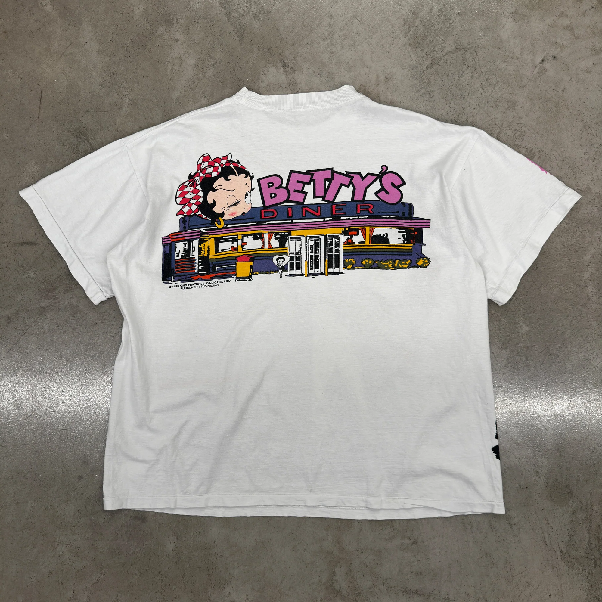 Betty Boop AOP Vintage T-Shirt - Image 3