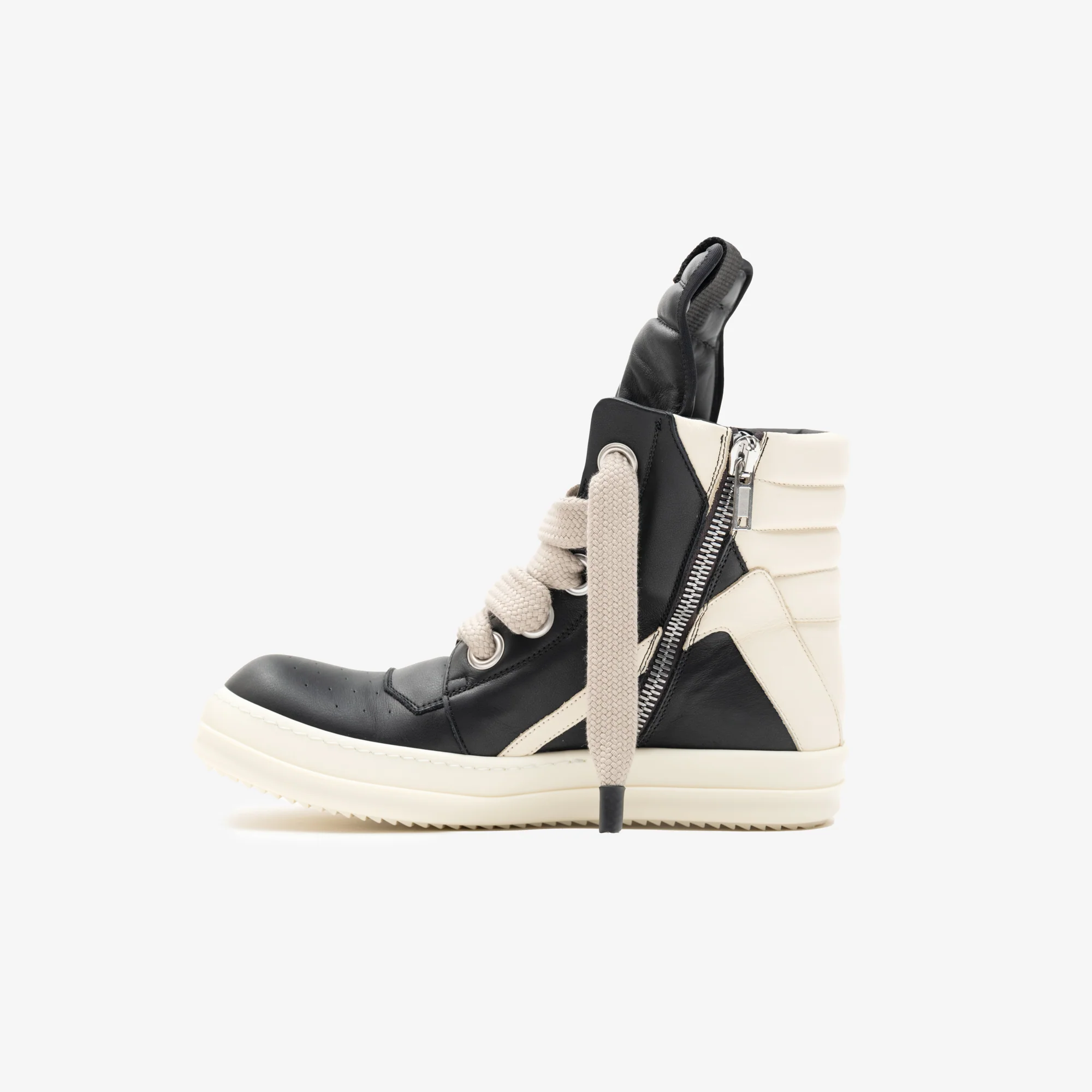 Black Geobasket Jumbolace Sneakers - Image 4