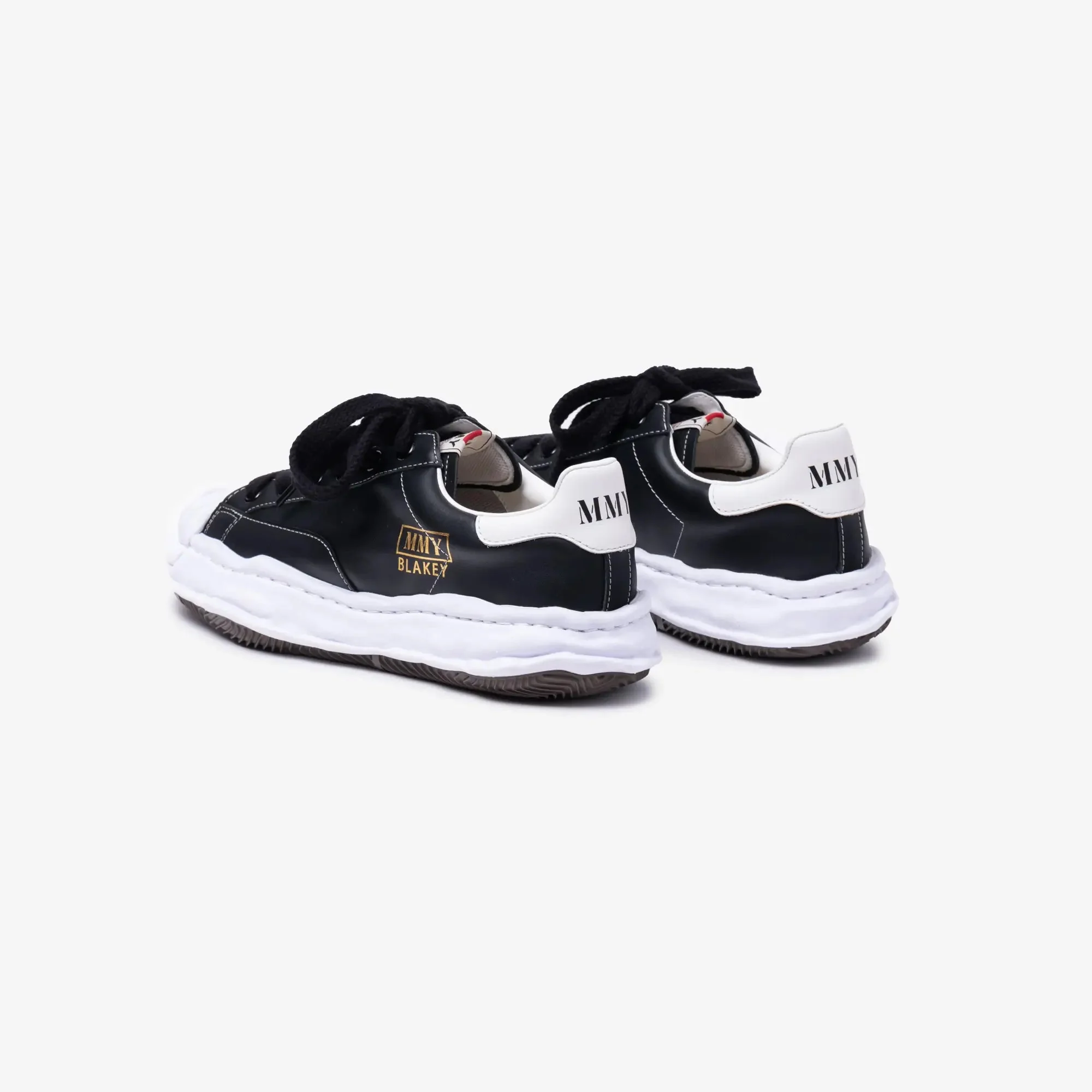 Blakey Leather Low-Top Black Sneakers - Image 5
