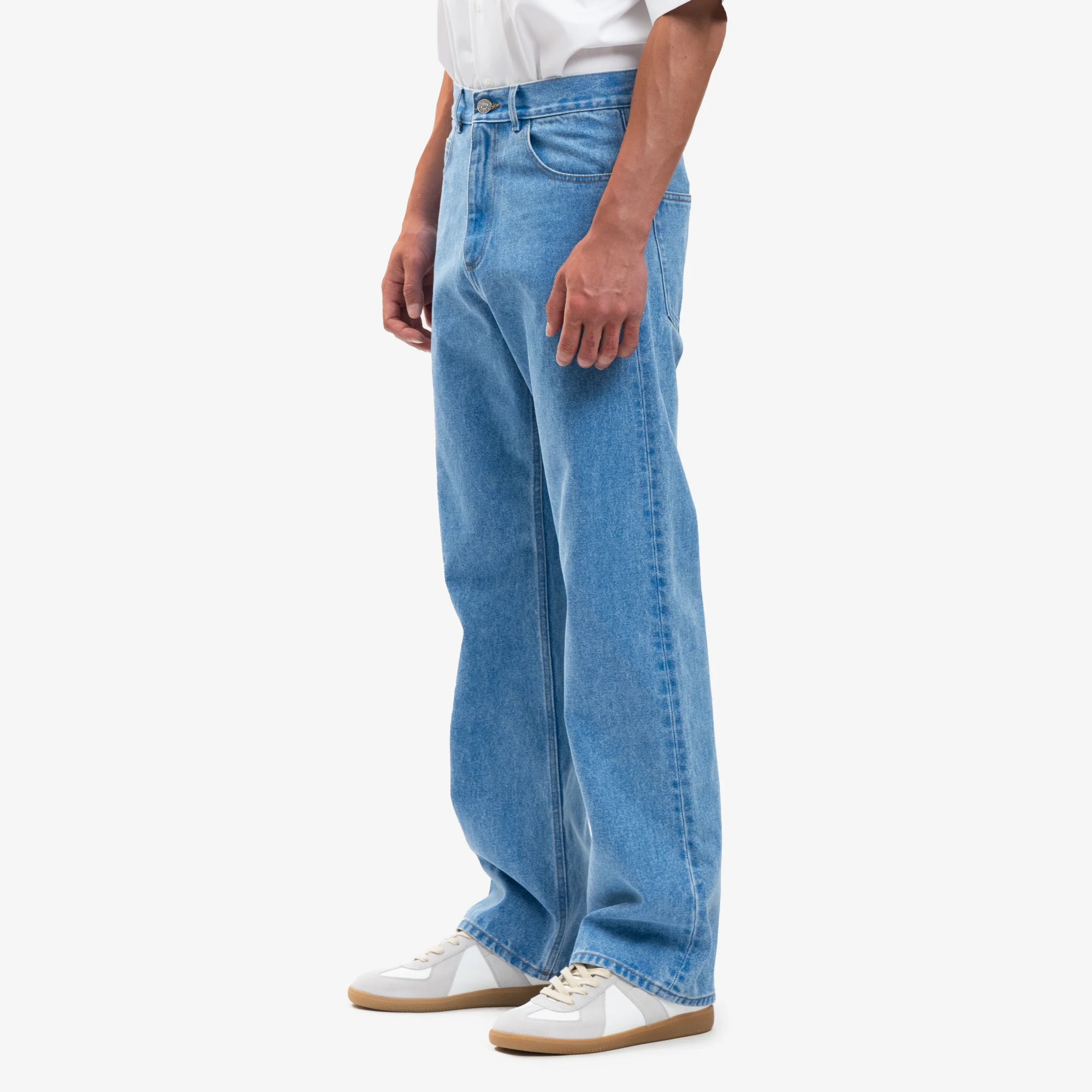 Bleached Coated Jeans - Image 3
