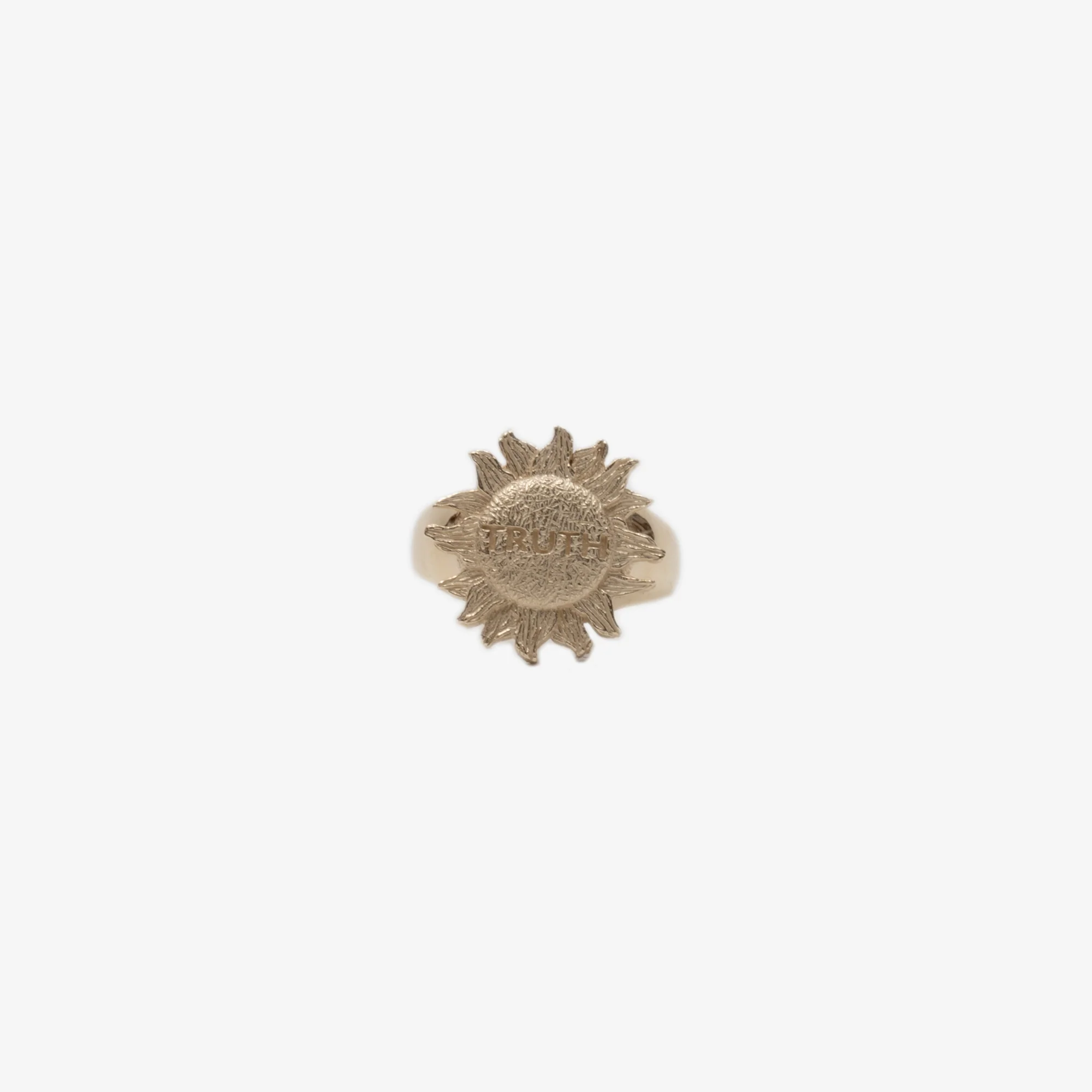 Truth is in the Sun Signet Ring