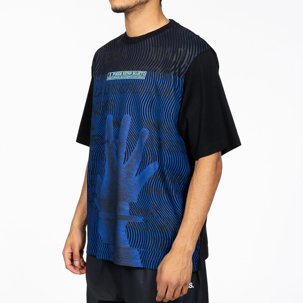 Blue Hand Oversize T-Shirt - Image 2