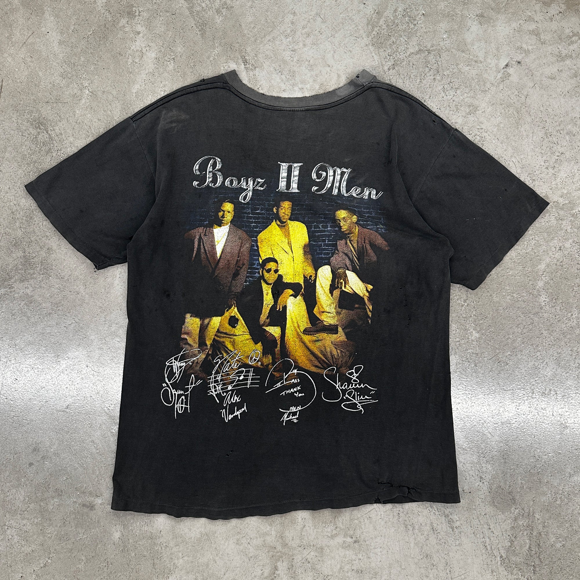 Boys II Men Vintage T-Shirt - Image 3