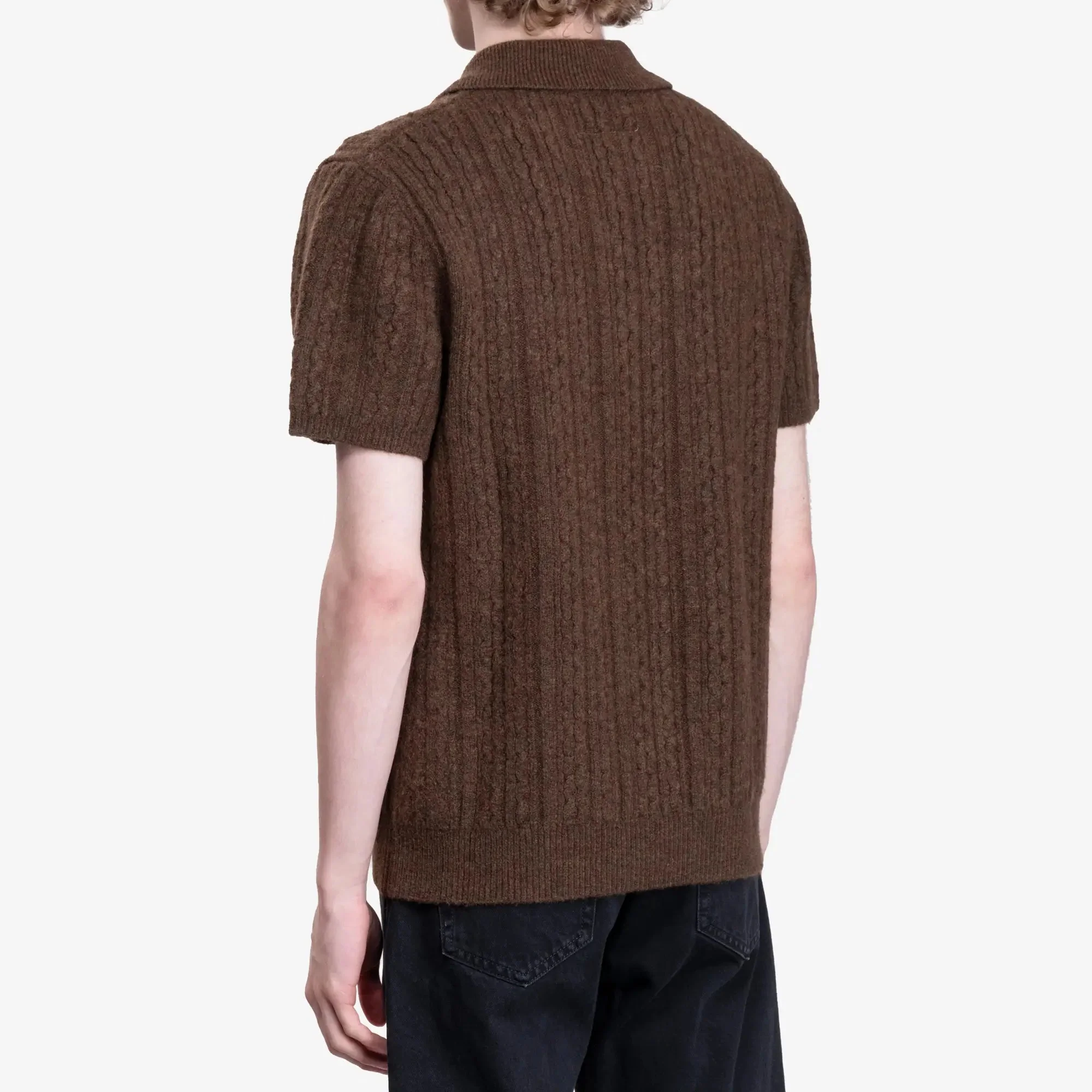 Cable Knit Polo - Image 4