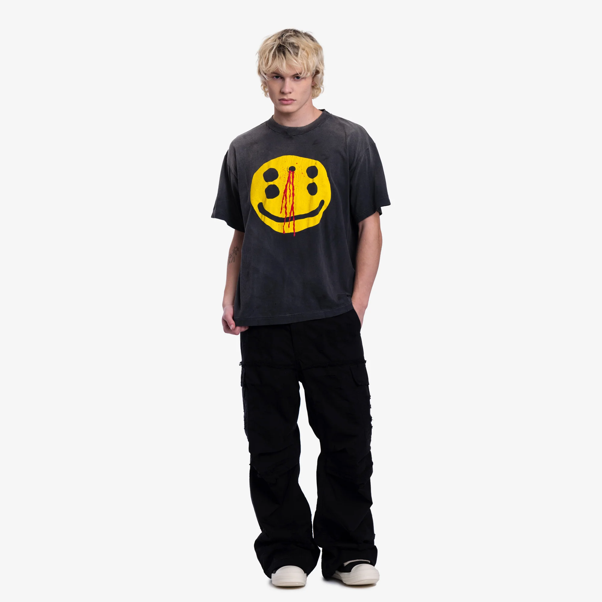 Cactus Plant Flea Market Smile T-Shirt - Image 2