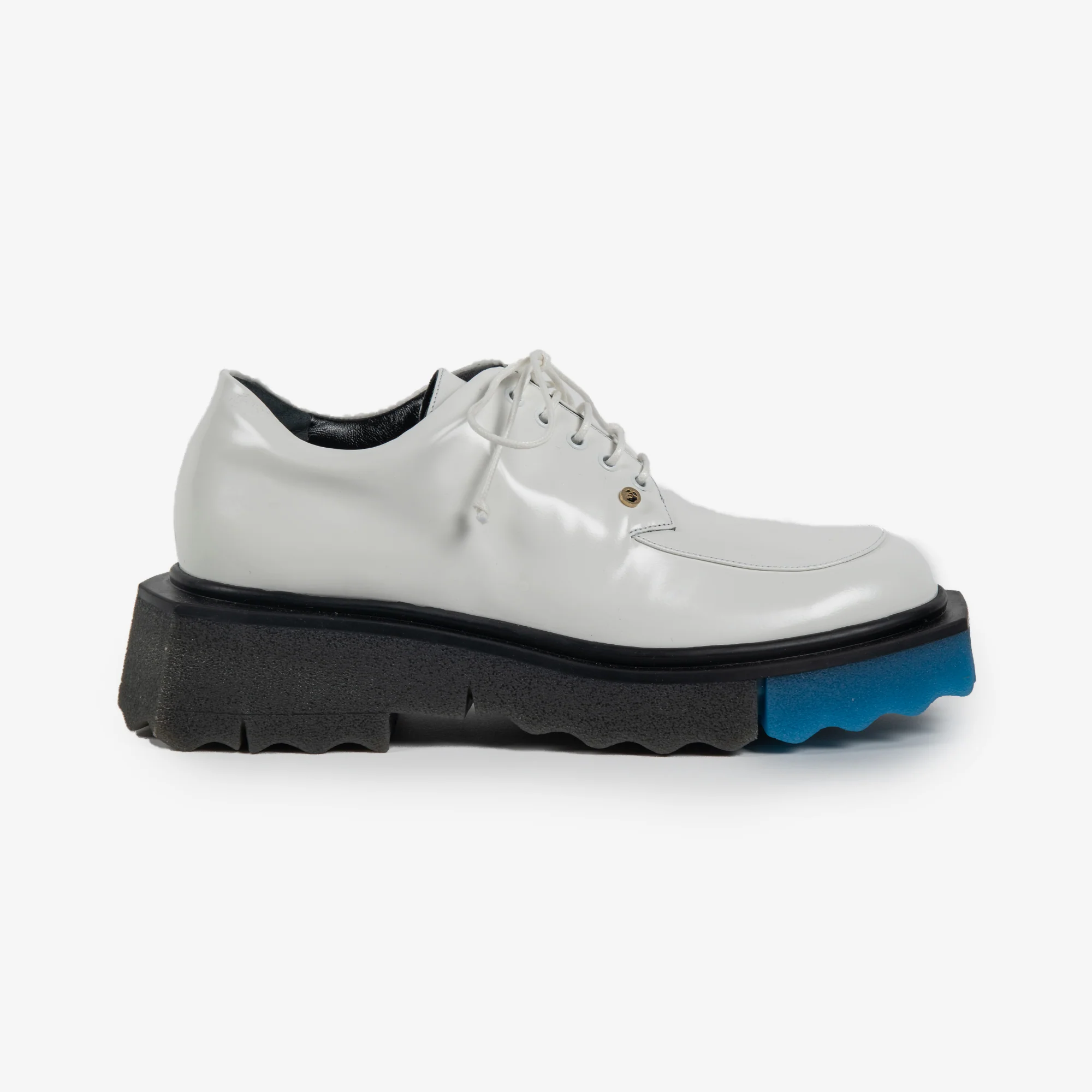 Womens Calf Sponge Derby - Image 3
