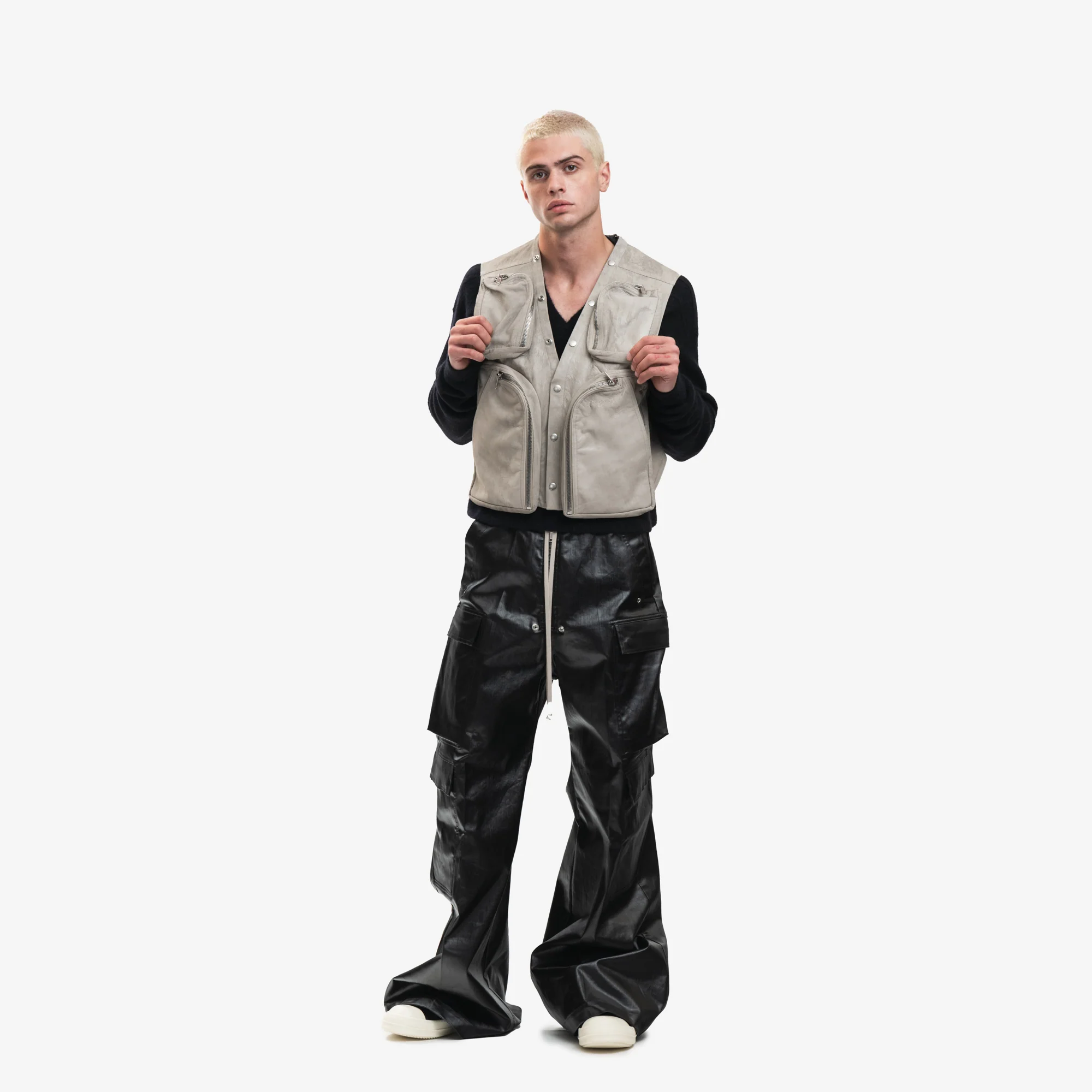 Cargo Leather Vest - Image 2