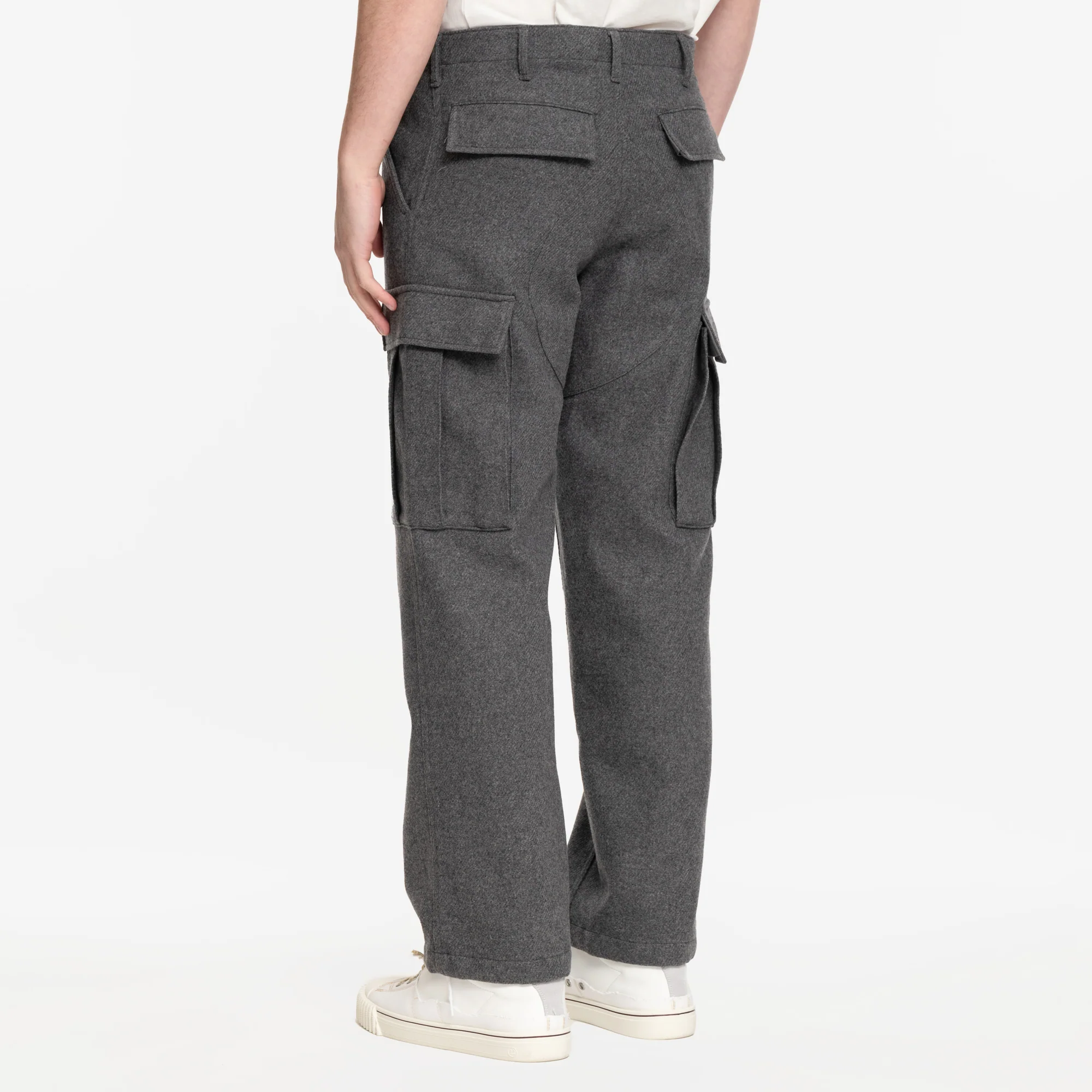 Cargo Workwear Wool Pants - Image 4