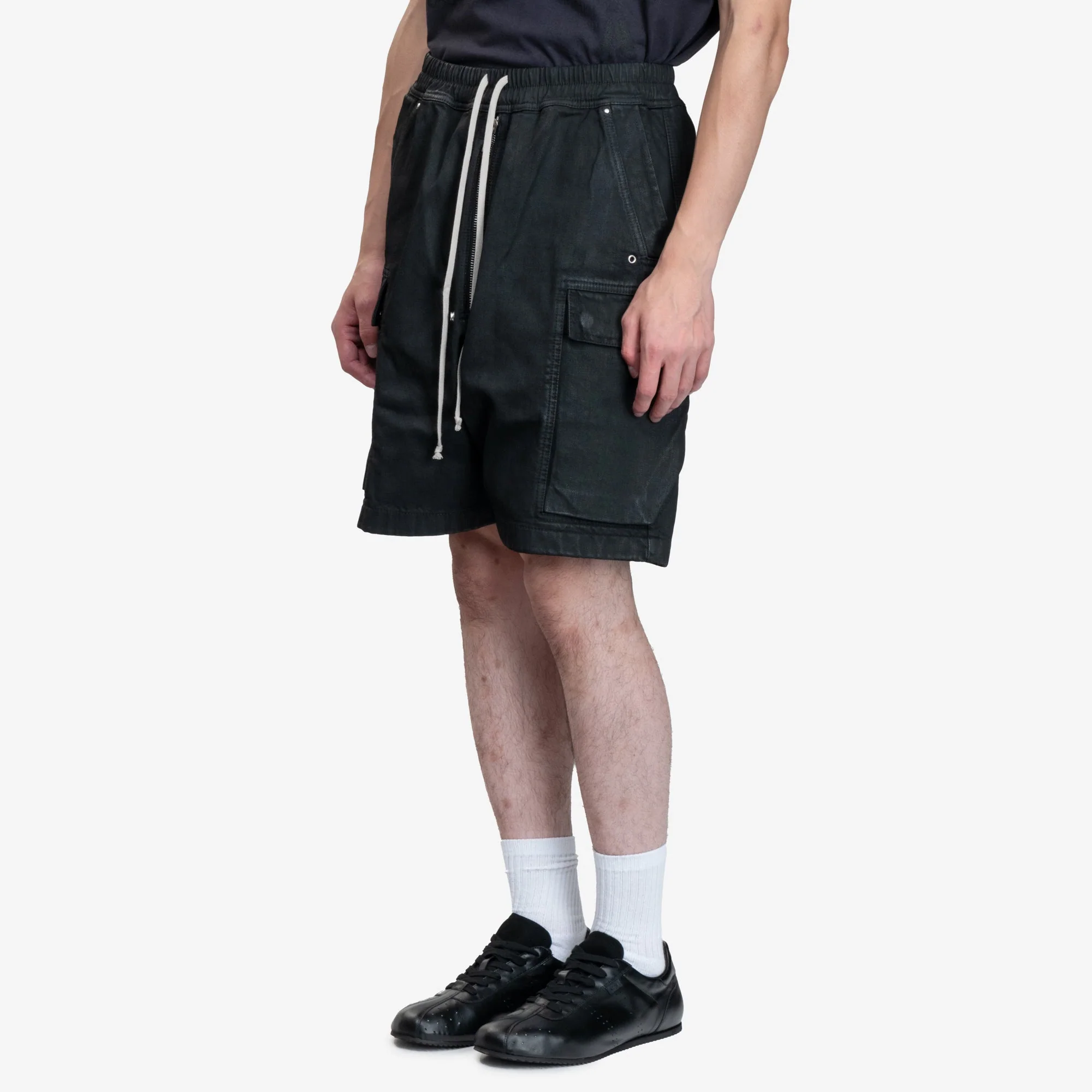 Cargobela Black Wax Shorts - Image 3