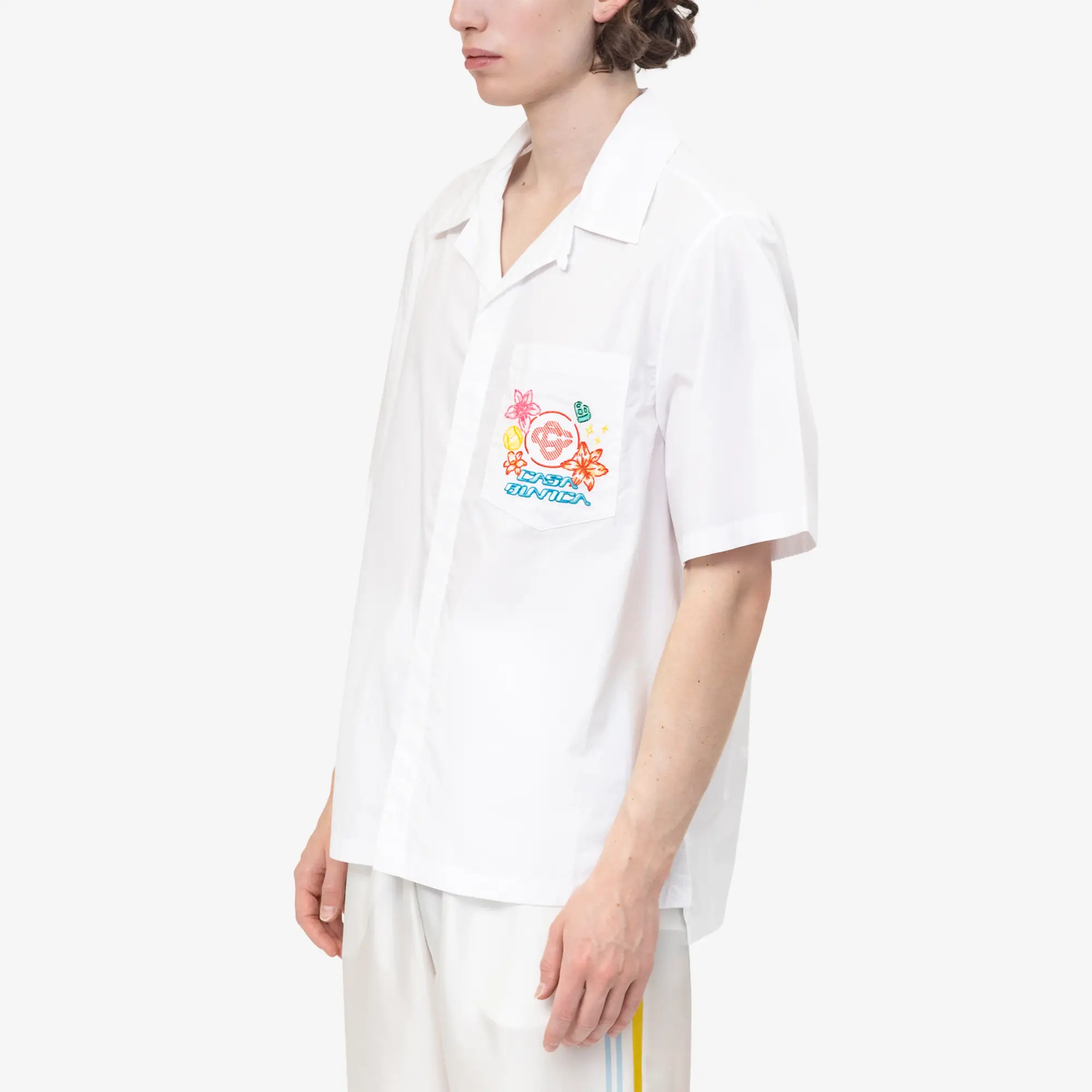 Collage D'Icones Graphiques Embroidered SS Shirt - Image 3