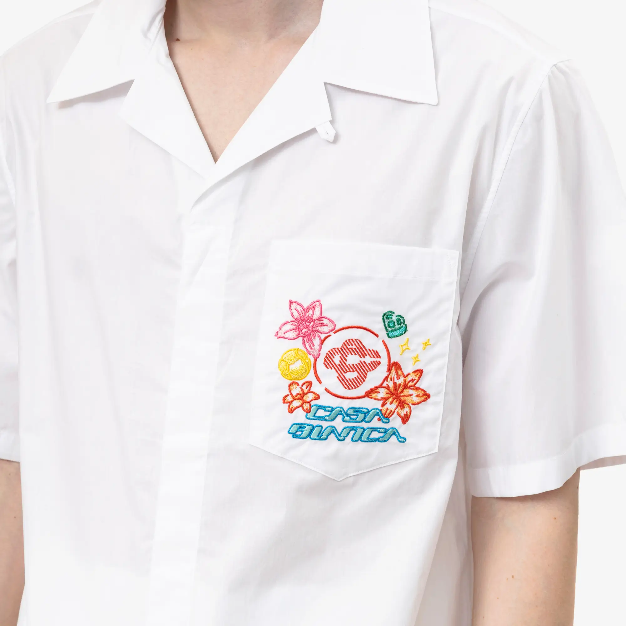 Collage D'Icones Graphiques Embroidered SS Shirt - Image 5