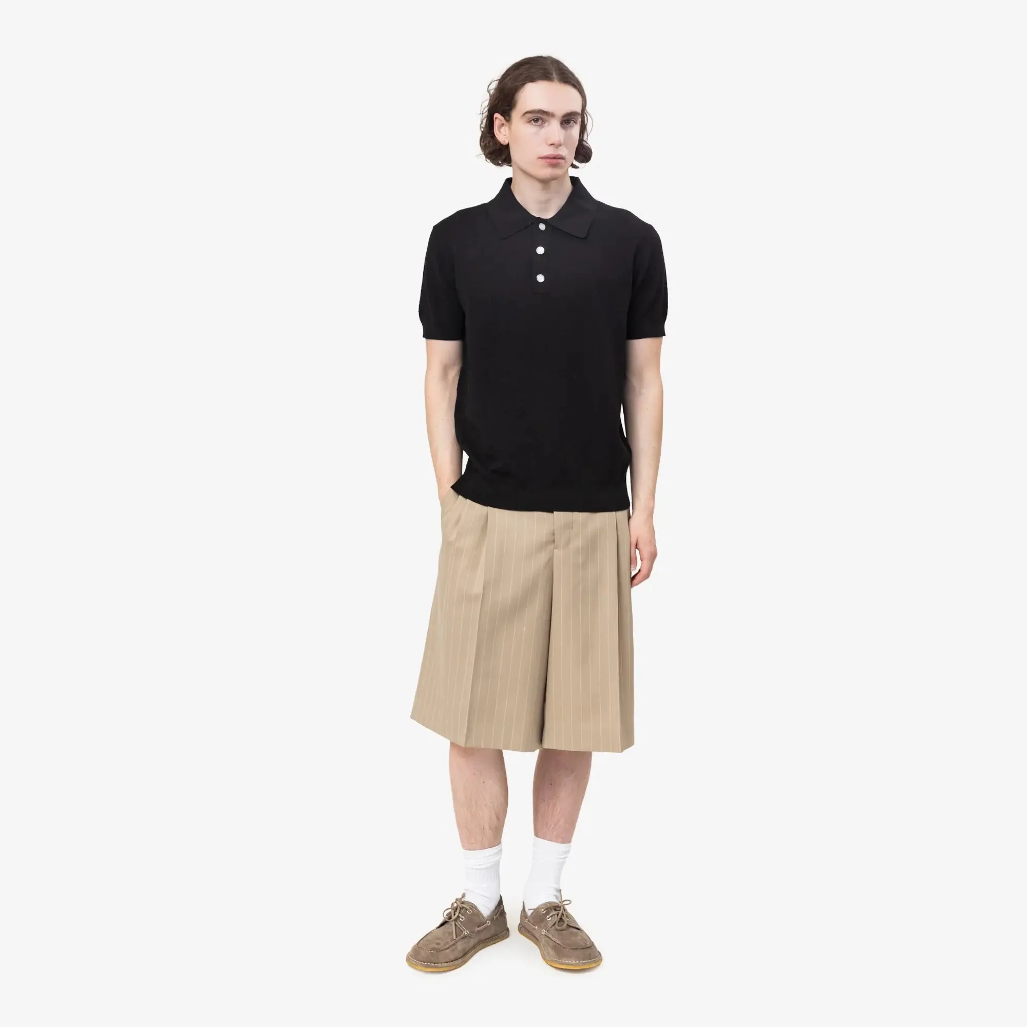 Pointelle Monogram Polo - Image 2