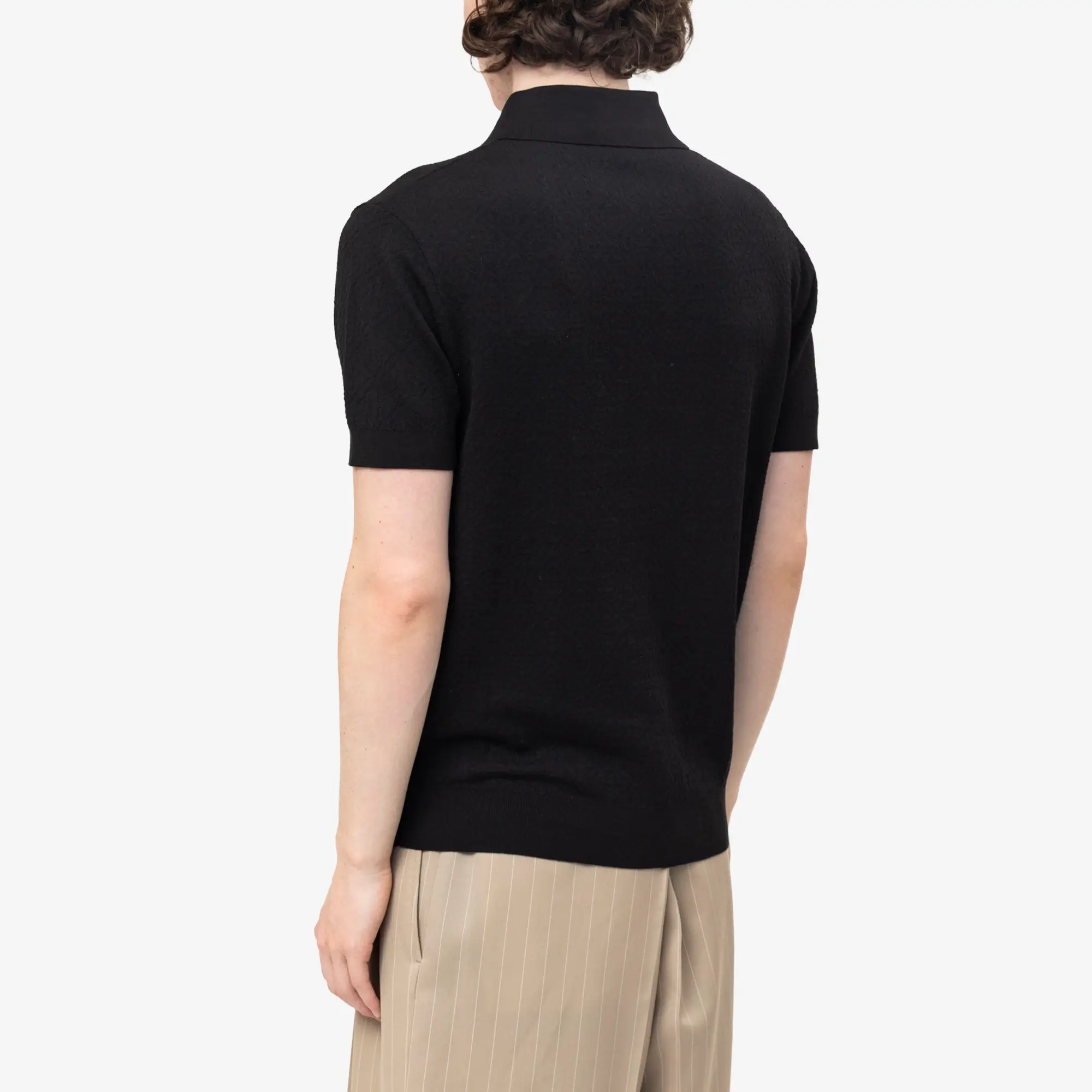 Pointelle Monogram Polo - Image 4