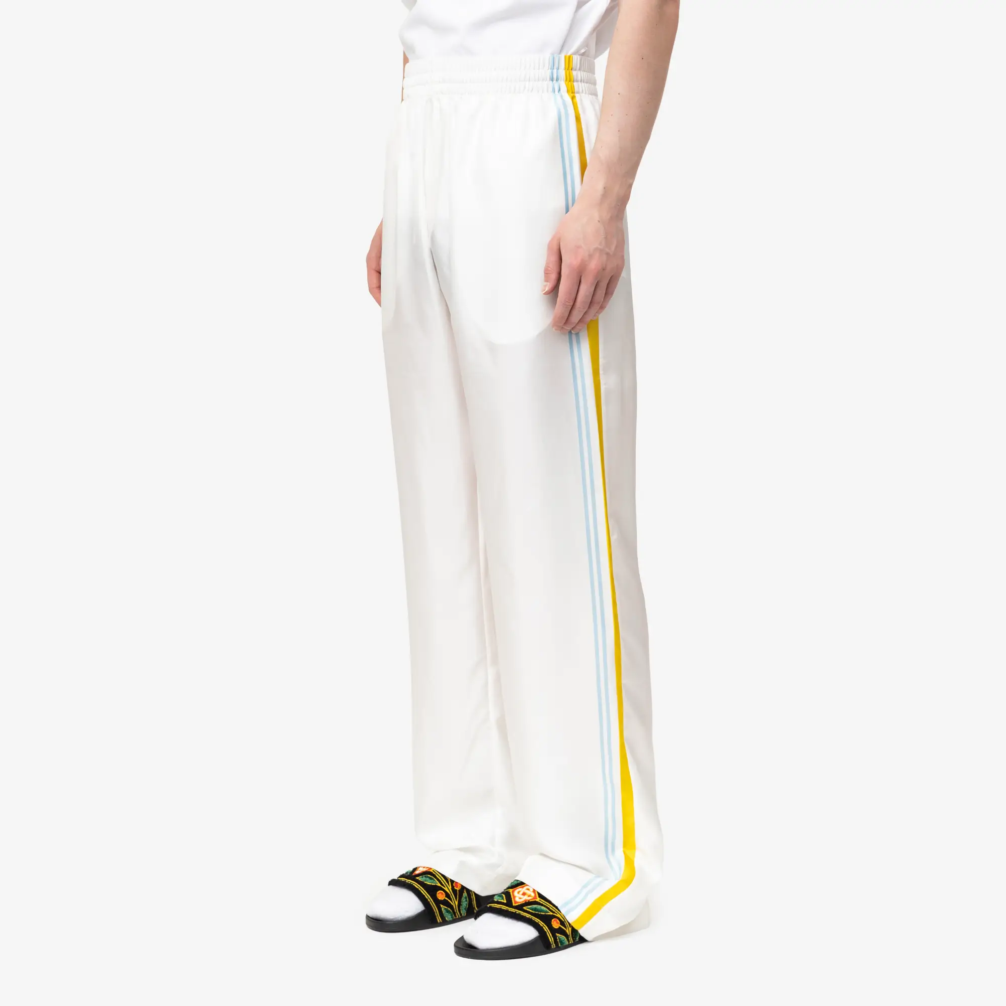 Tennis Landscape Silk Twill Trousers - Image 3