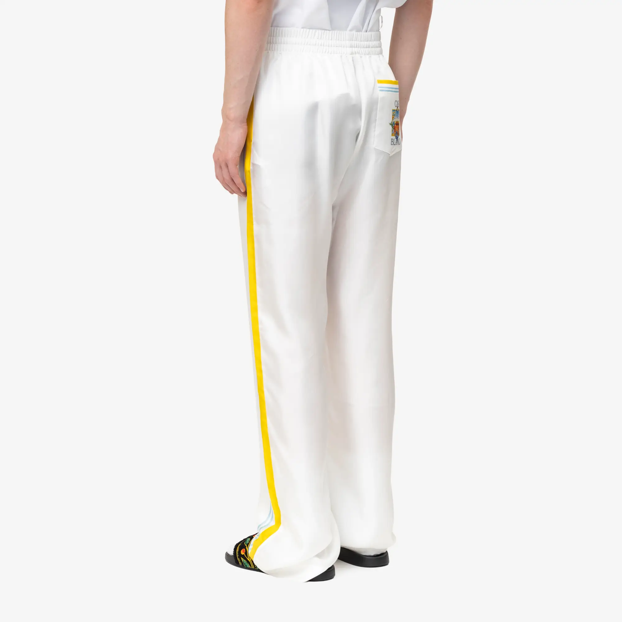 Tennis Landscape Silk Twill Trousers - Image 4