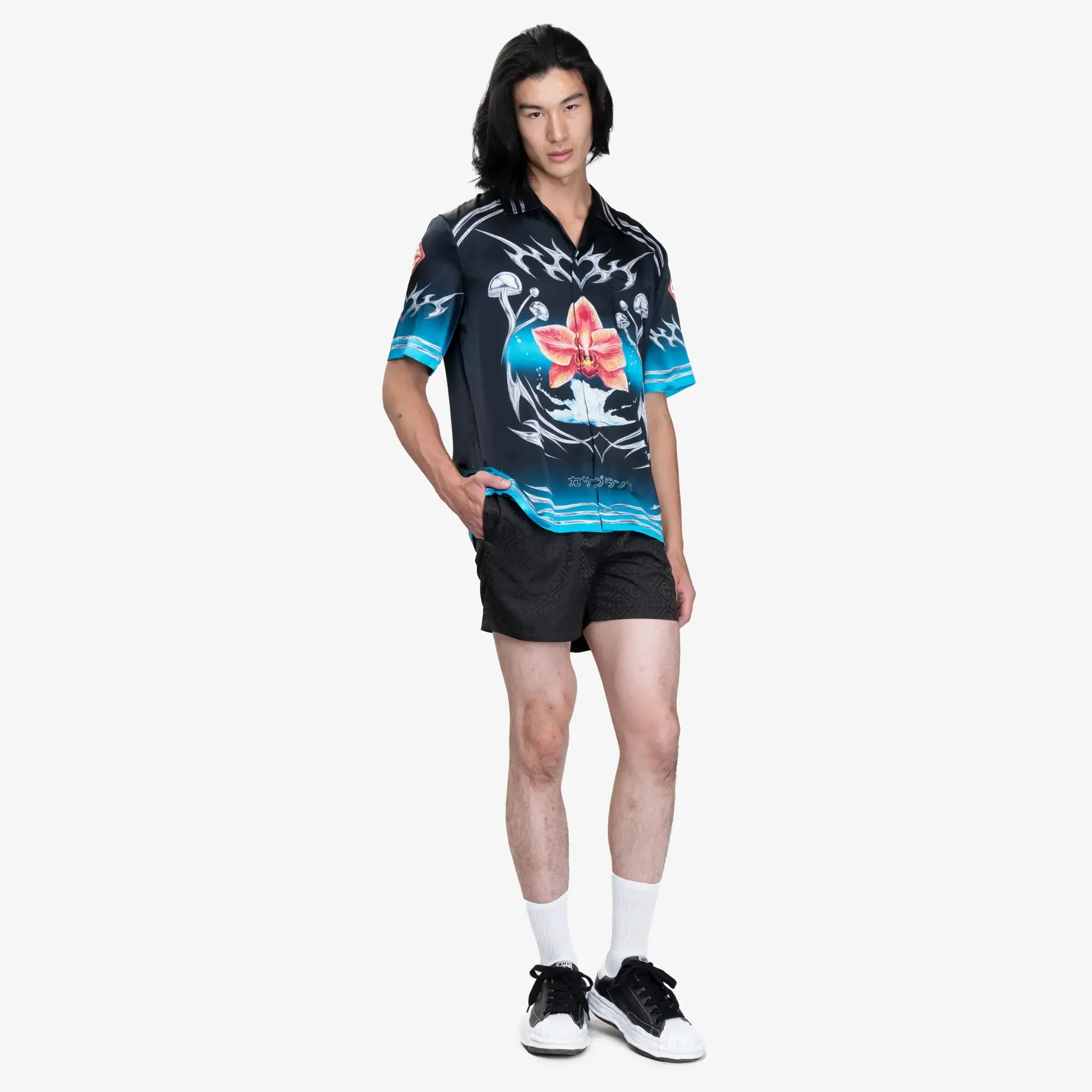 Blades Cuban Collar SS Shirt - Image 2