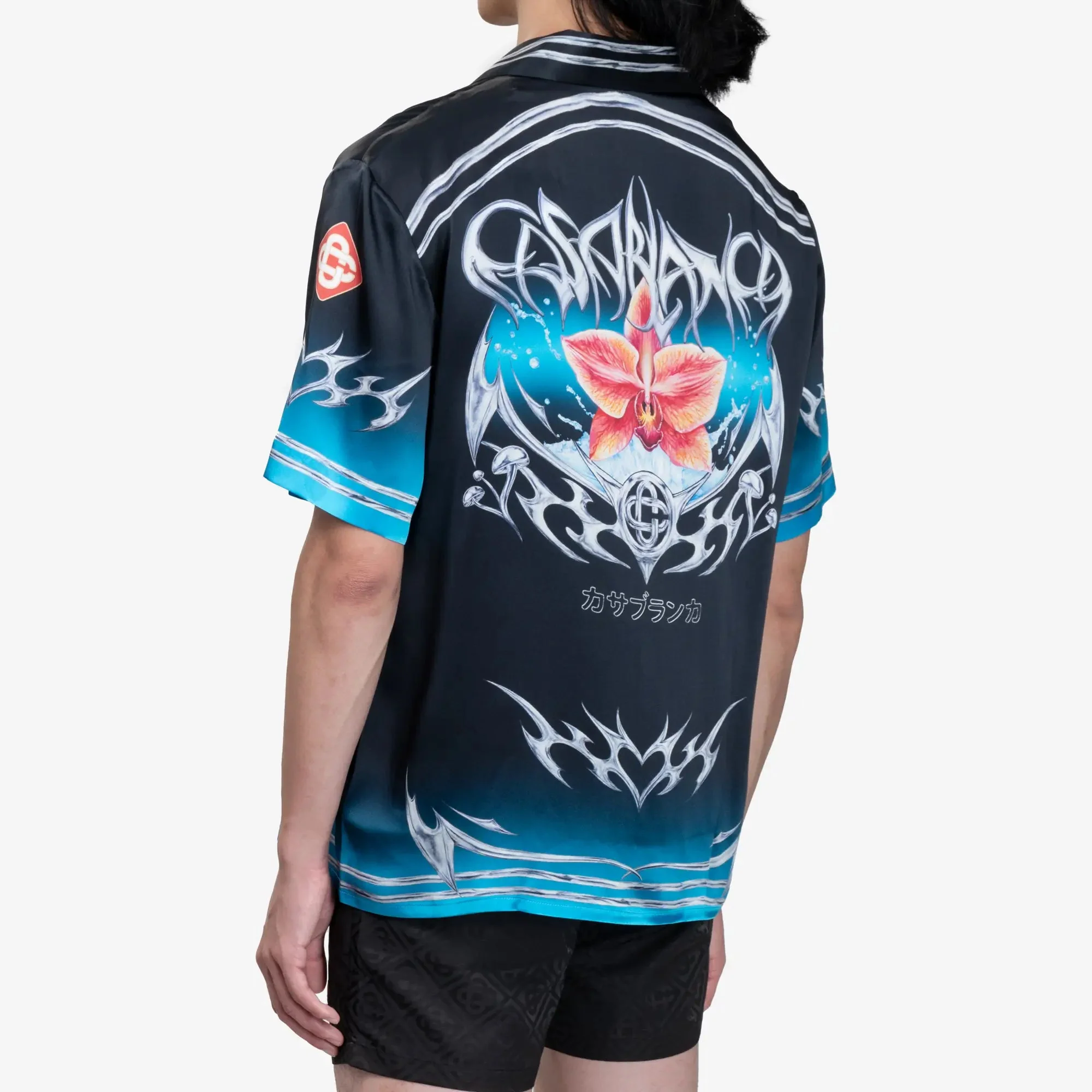 Blades Cuban Collar SS Shirt - Image 4