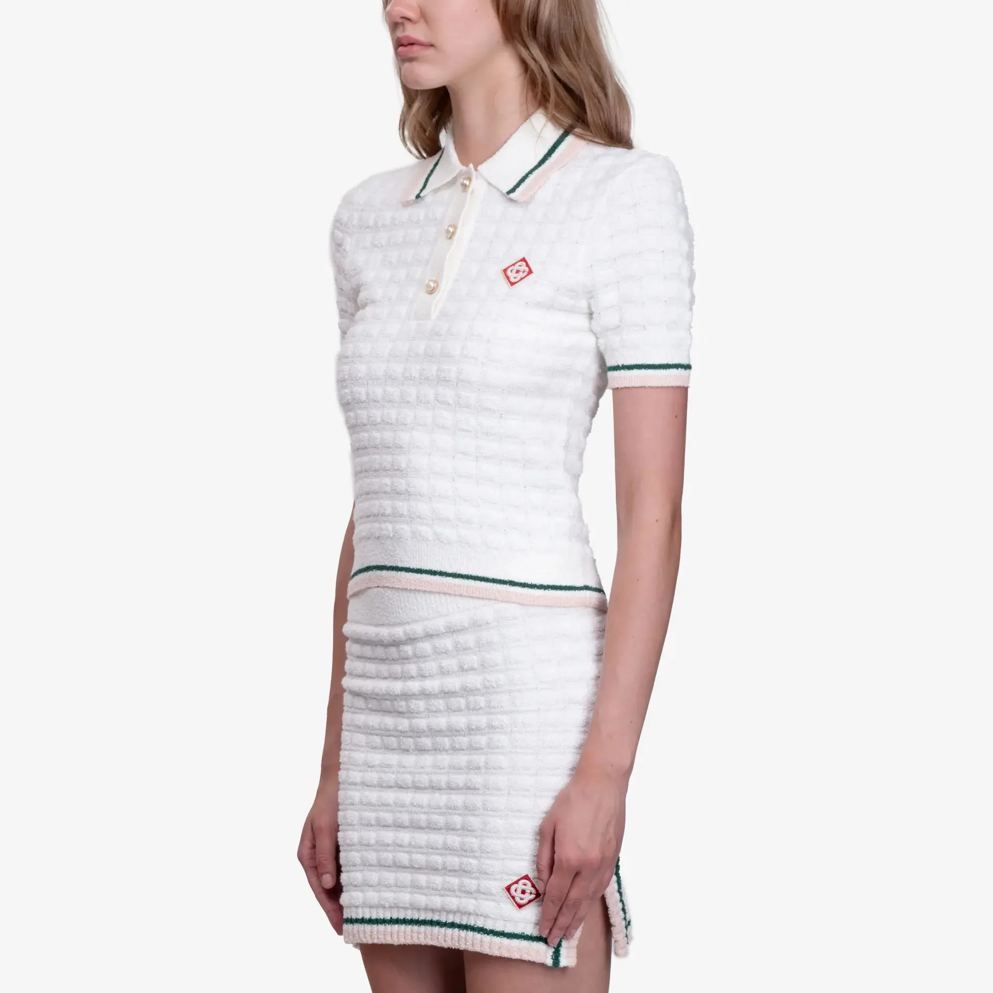 Womens Boucle Polo - Image 3