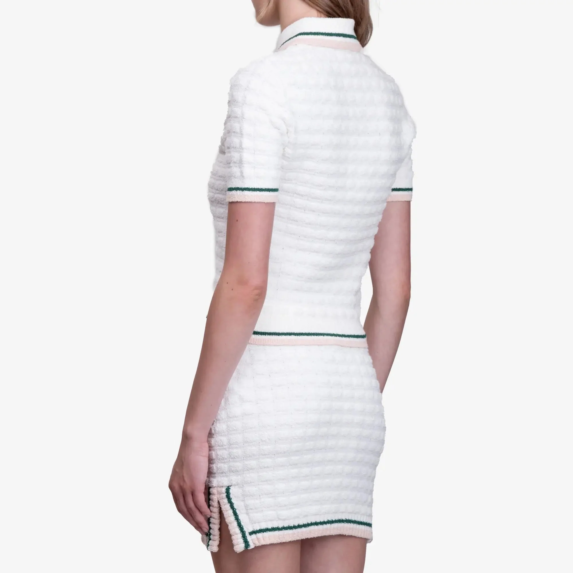 Womens Boucle Polo - Image 4