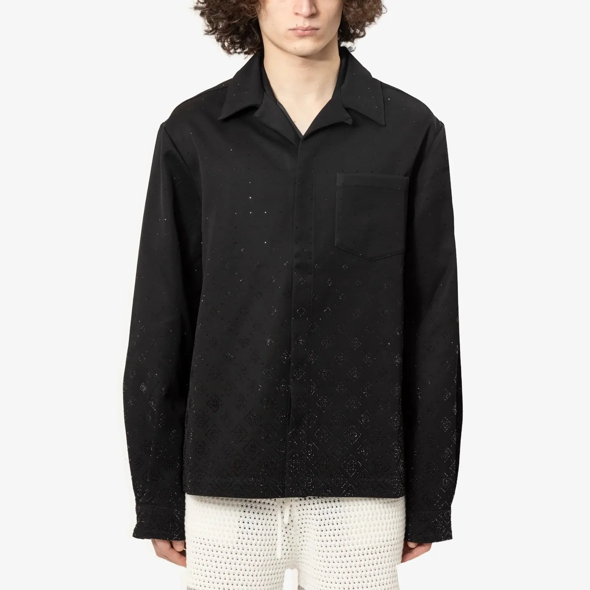Crystal Monogram LS Shirt
