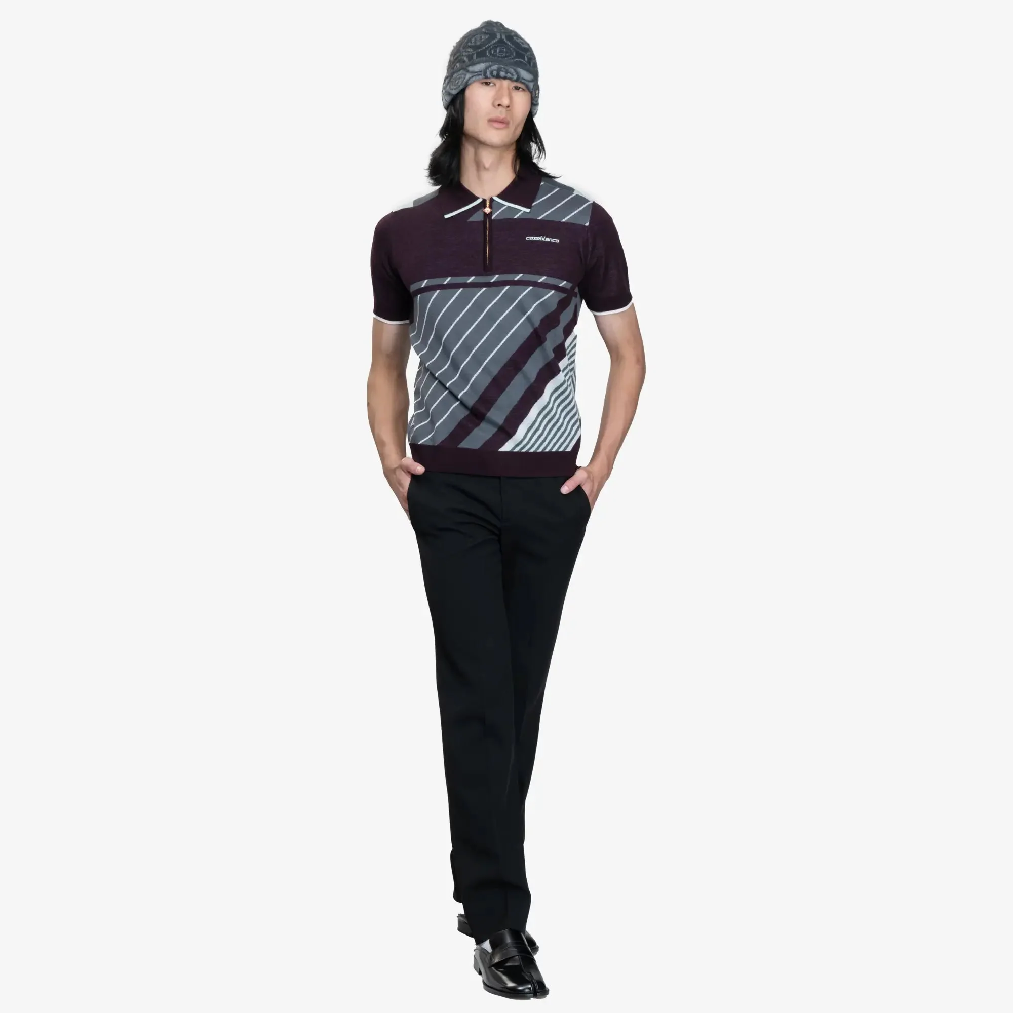 Diagonal Sporty Polo - Image 2